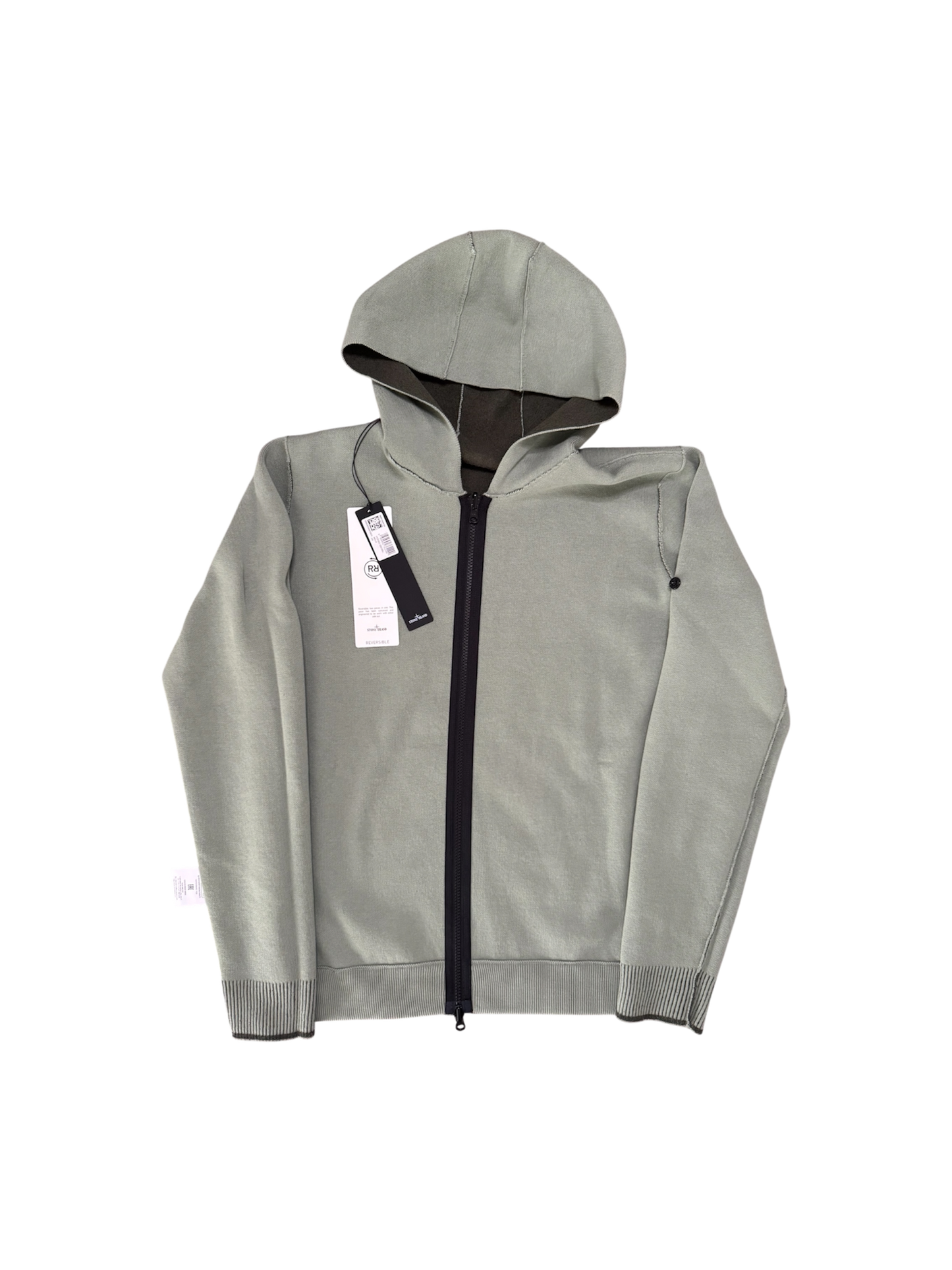 Cardigan Stone Island 2025 Reversibile Verde - Large