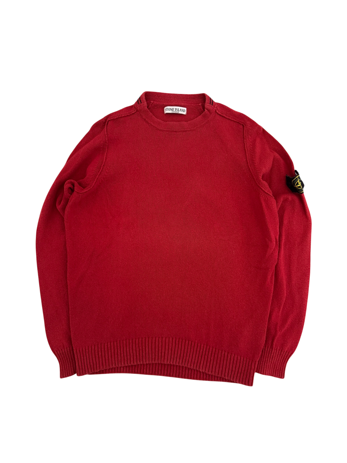 Stone Island Red Cotton Knit - Large