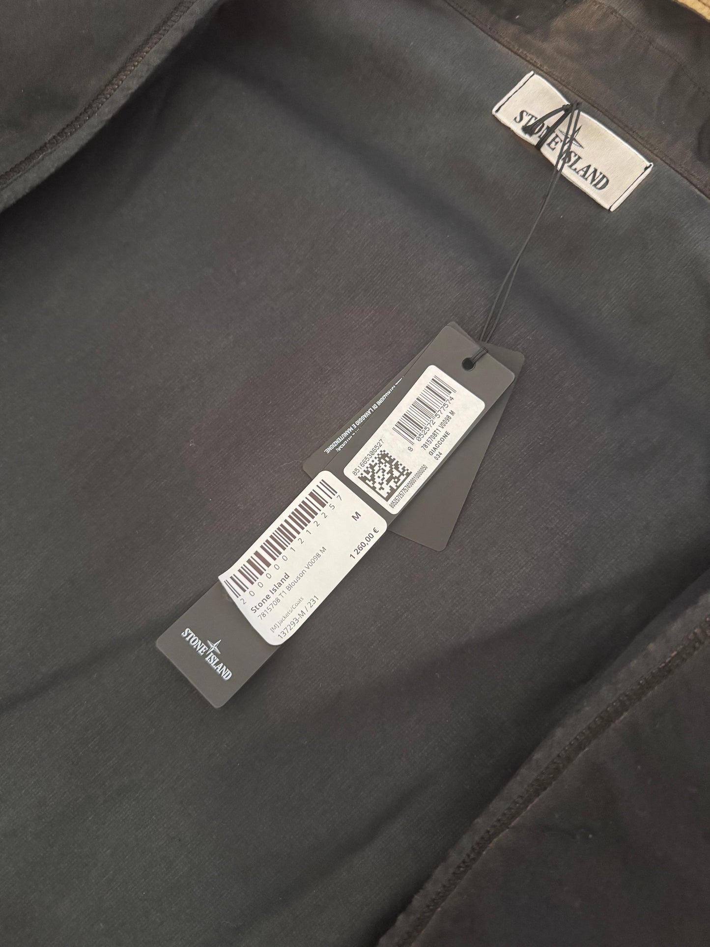 Parka Stone Island 'Hand Sprayed Mussola Gommata' - Medium
