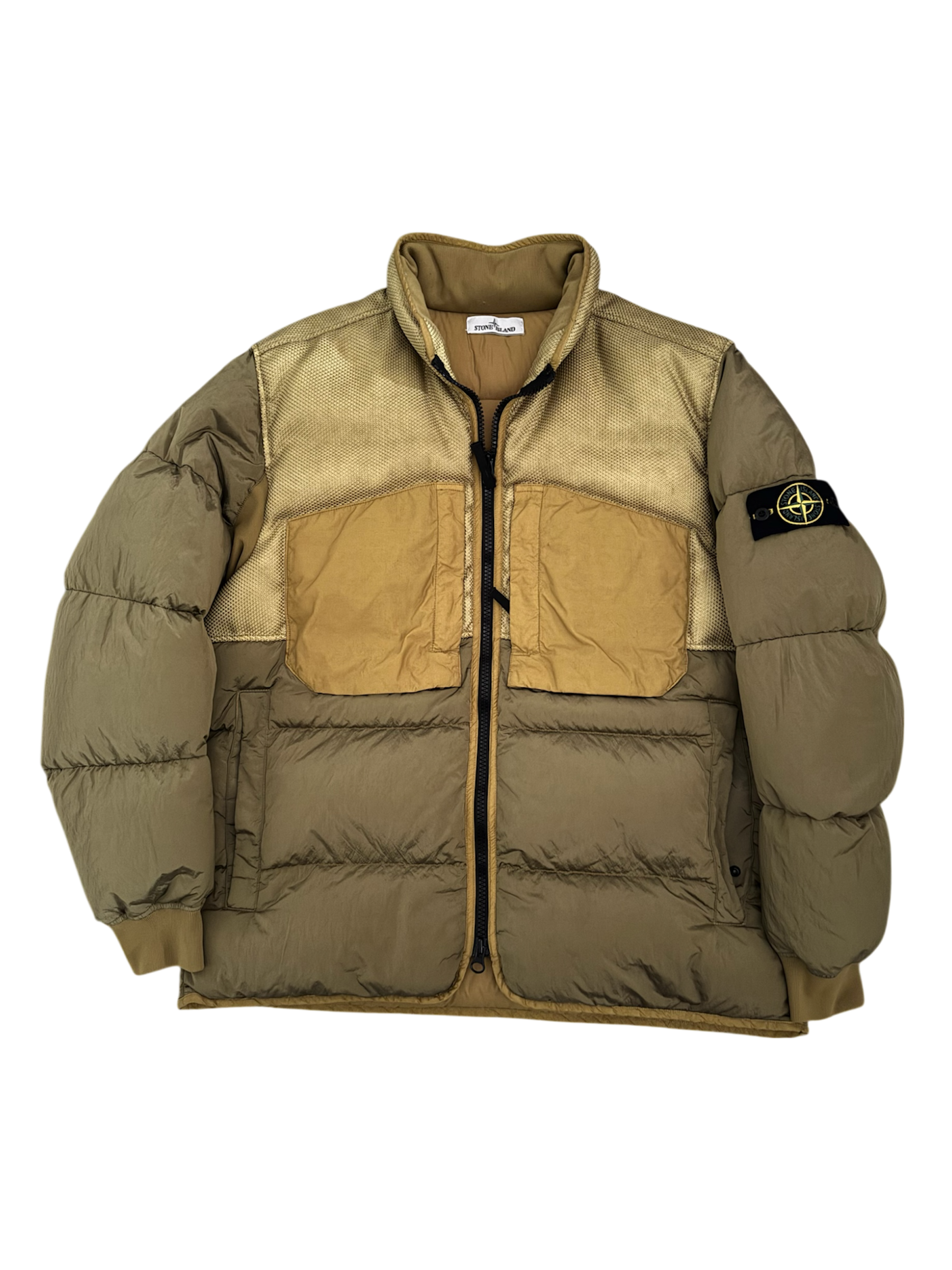 Stone Island 'Modified Panama 6/3 HT Nylon Mix Fabrics Down