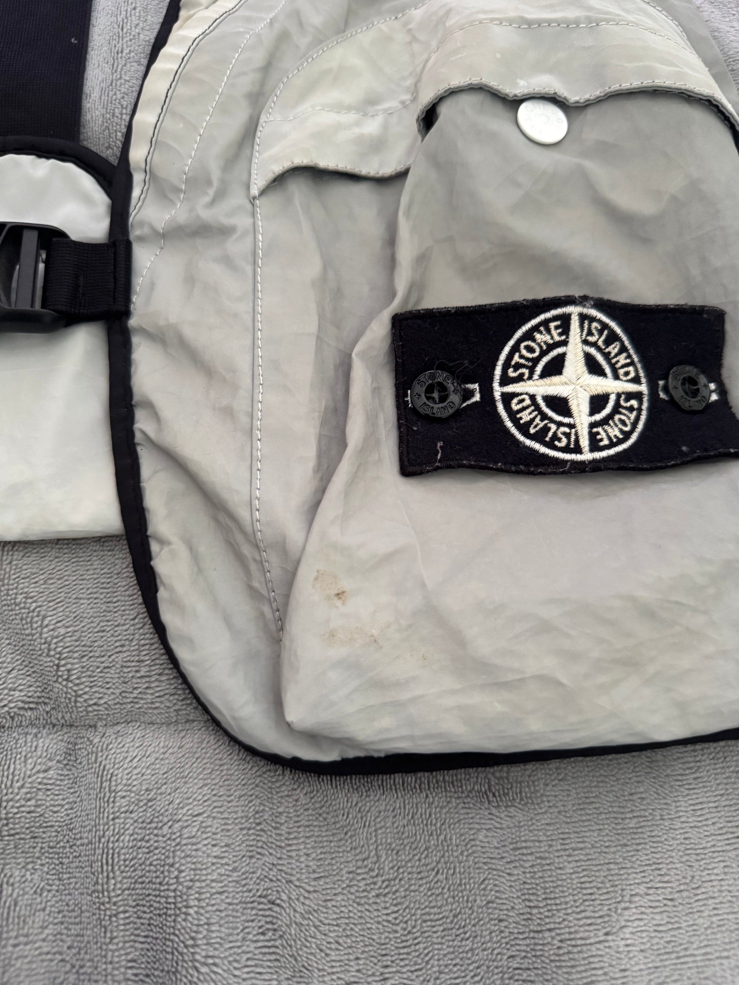 Stone Island 'Plated Reflective' Utility Vest - Unisize
