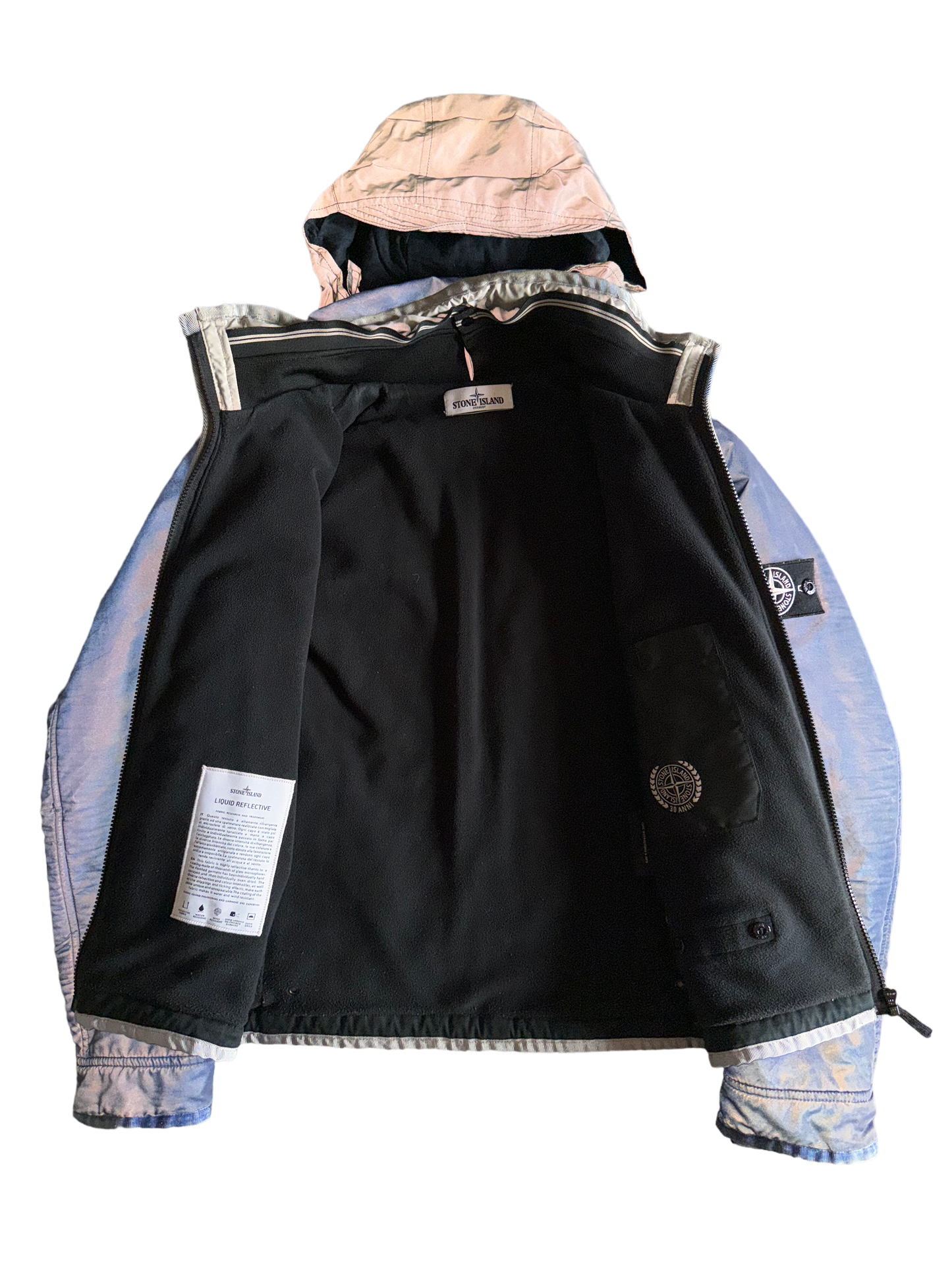Giacca "Liquid Reflective" del 30° anniversario di Stone Island - Small