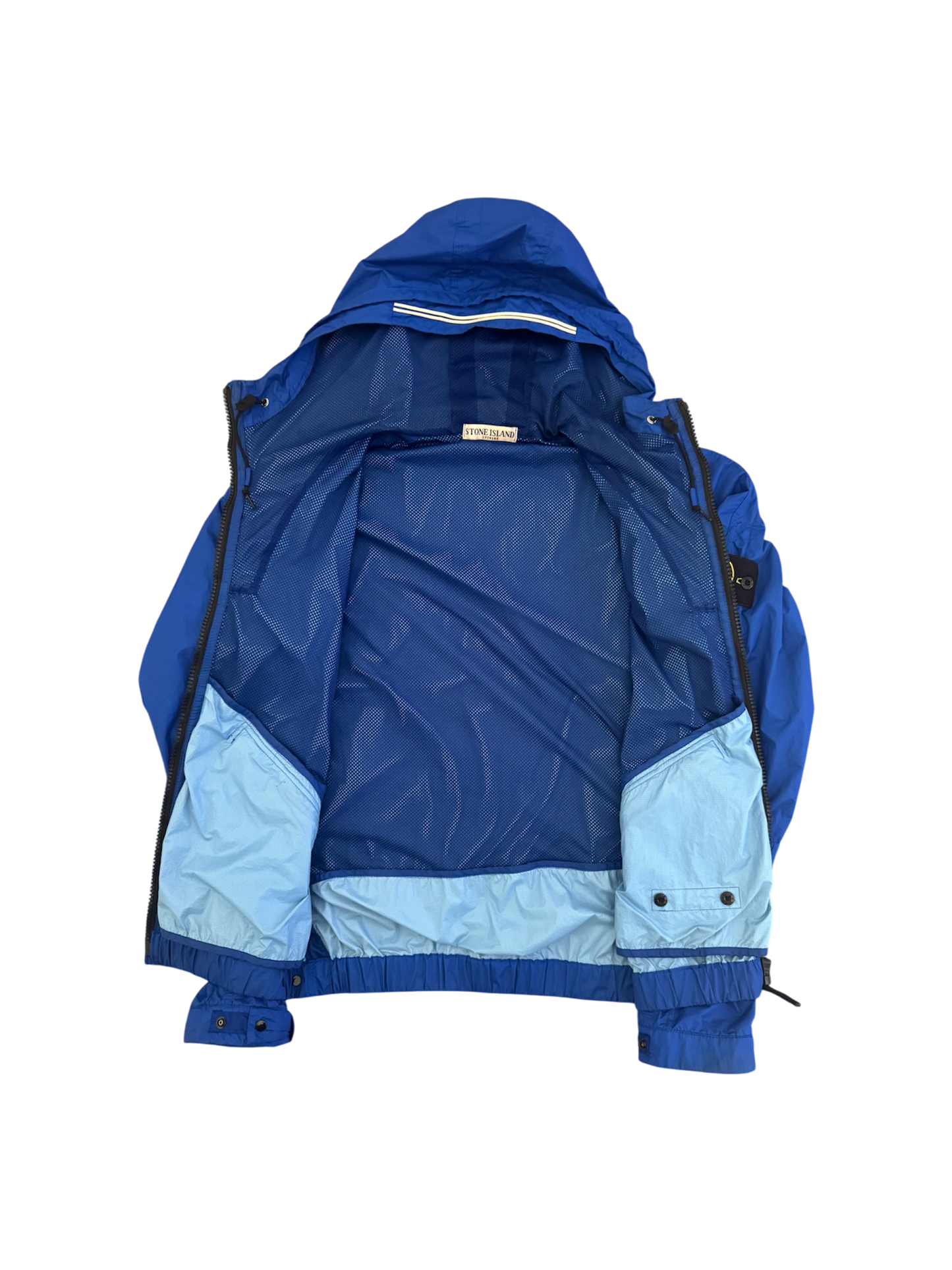 Stone Island Blue 'Membrana TC' Jacket - Large