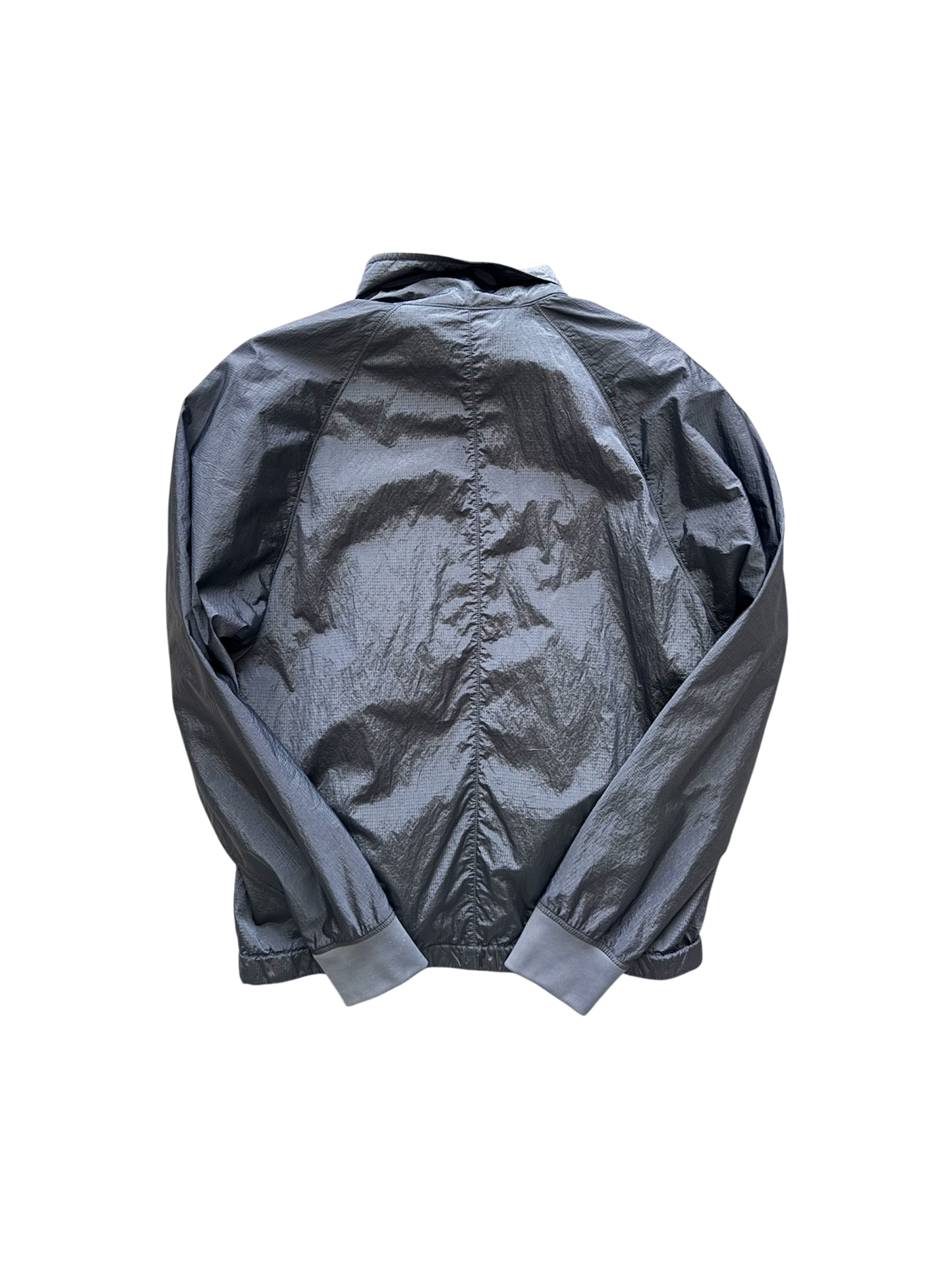 Stone Island Blue 'Nylon Metal Square Logo' Jacket - Medium