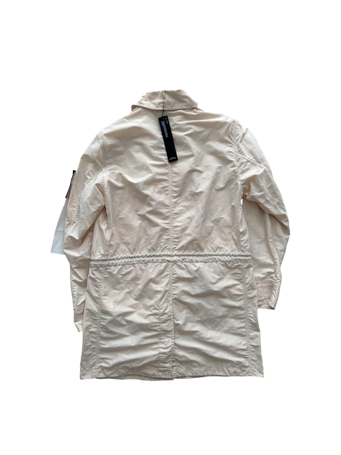 Stone Island 'Micro Reps' Beige Trench - Large