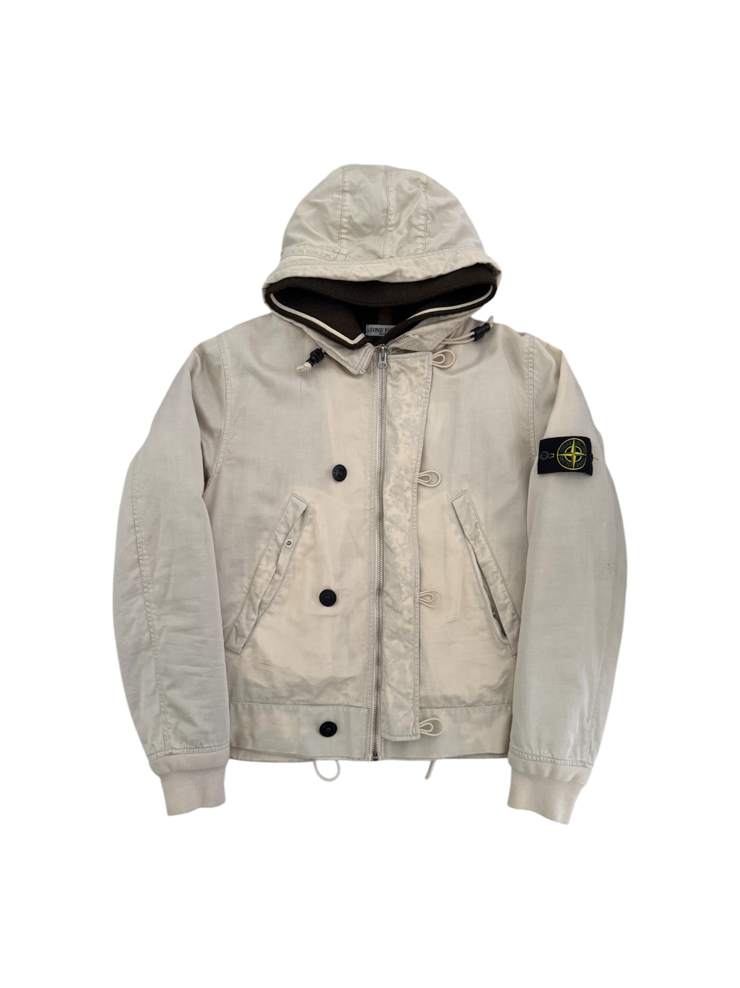 Giacca Stone Island 'Wool Liner Raso Gommato' - Large