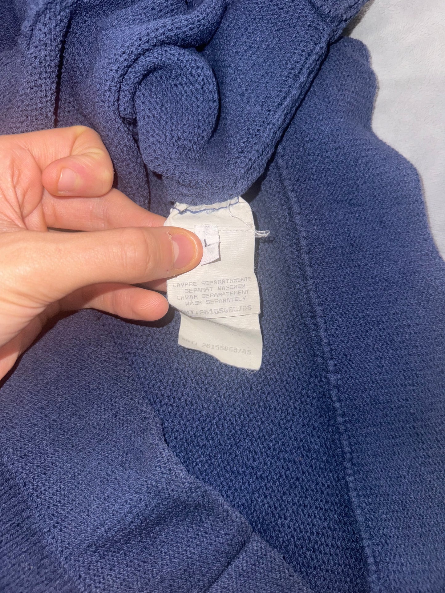 Stone Island Vintage Navy Knitwear - Large