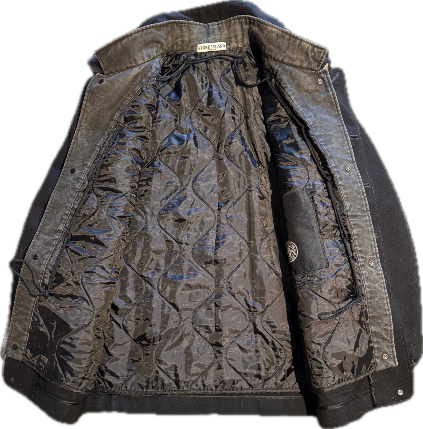Cappotto Nero Stone Island - XL