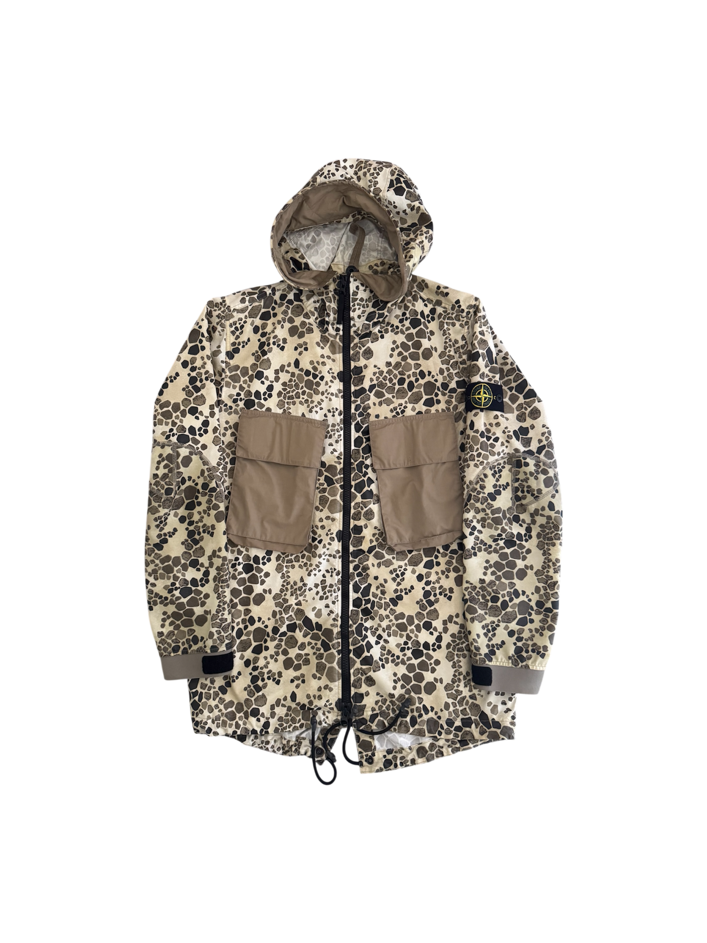 Stone Island 'Alligator Camo Light Cotton/Nylon Rep' Parka - Medium