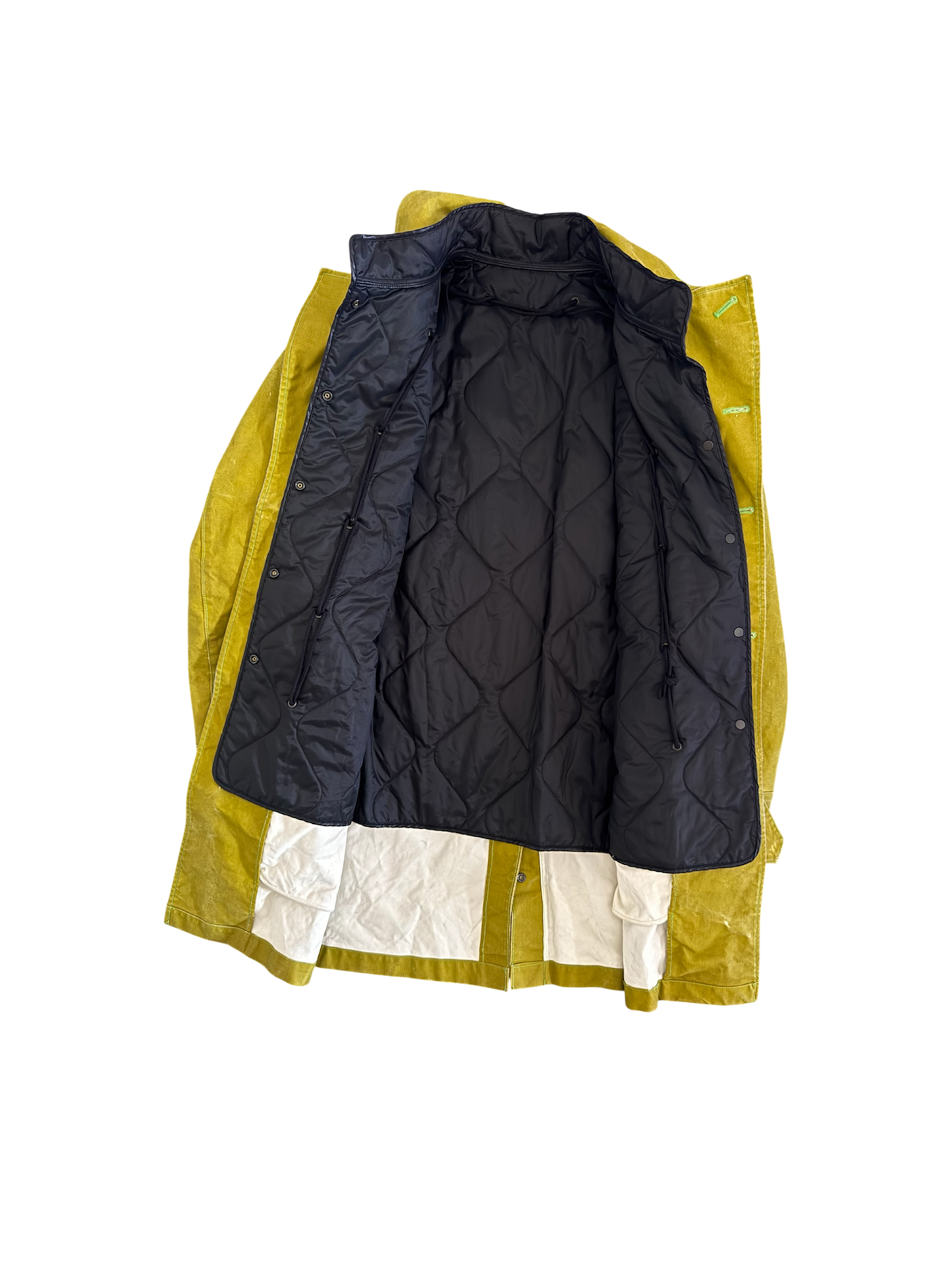 Stone Island 'Waxed Ice Heat Reactive' Trench - Medium