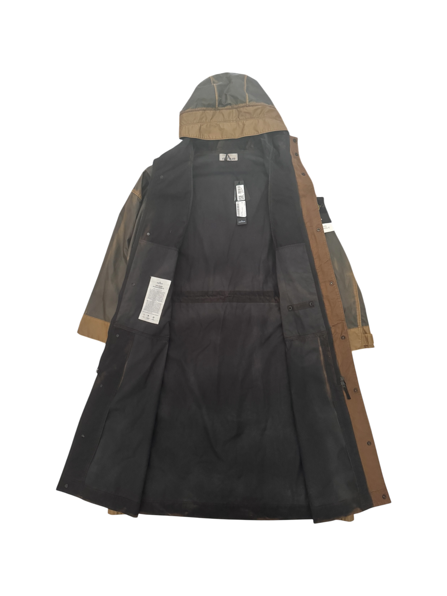 Parka Stone Island 'Hand Sprayed Mussola Gommata' - Medium