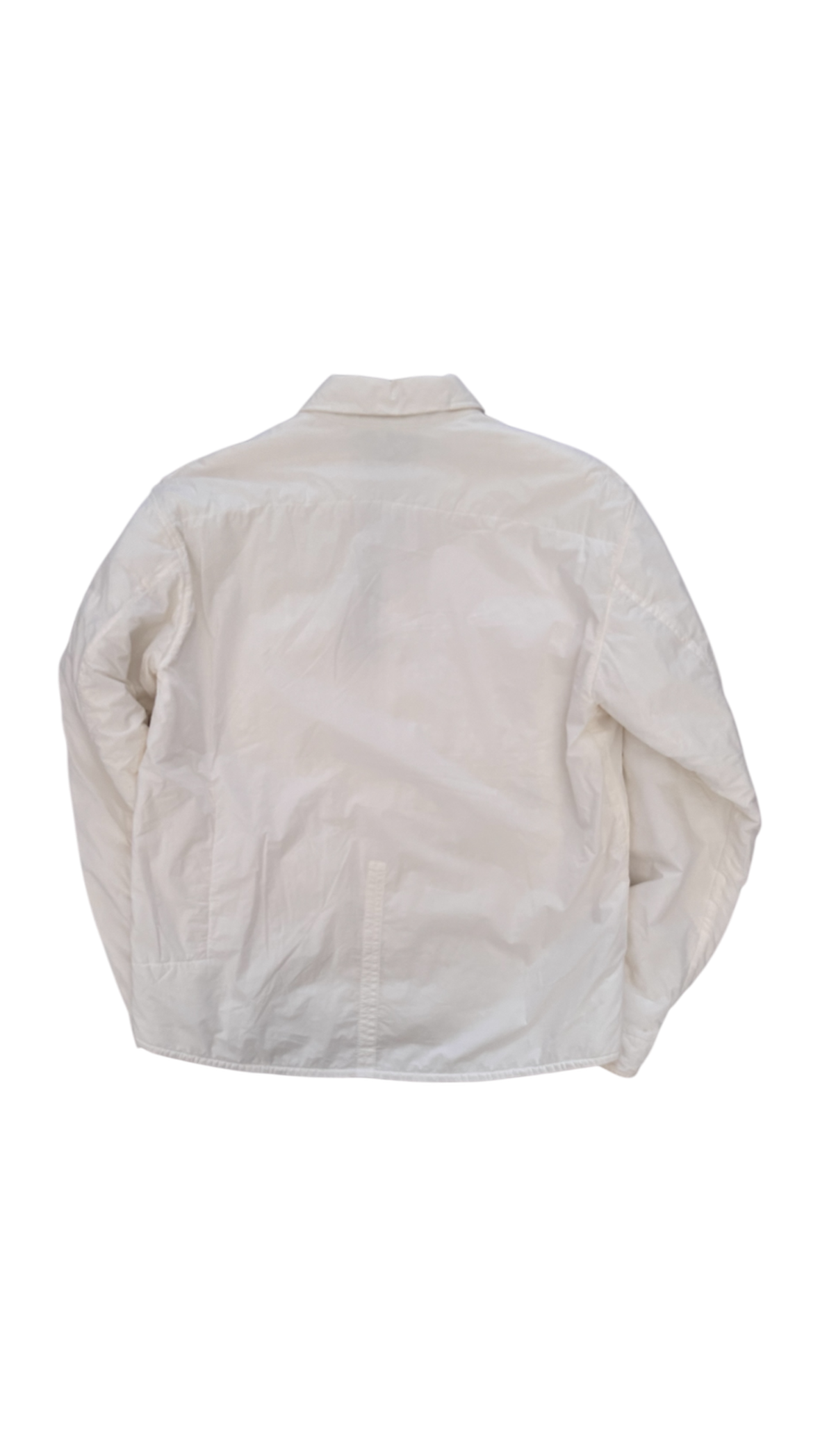 Stone Island Shadow Project White Padded Overshirt - Medium