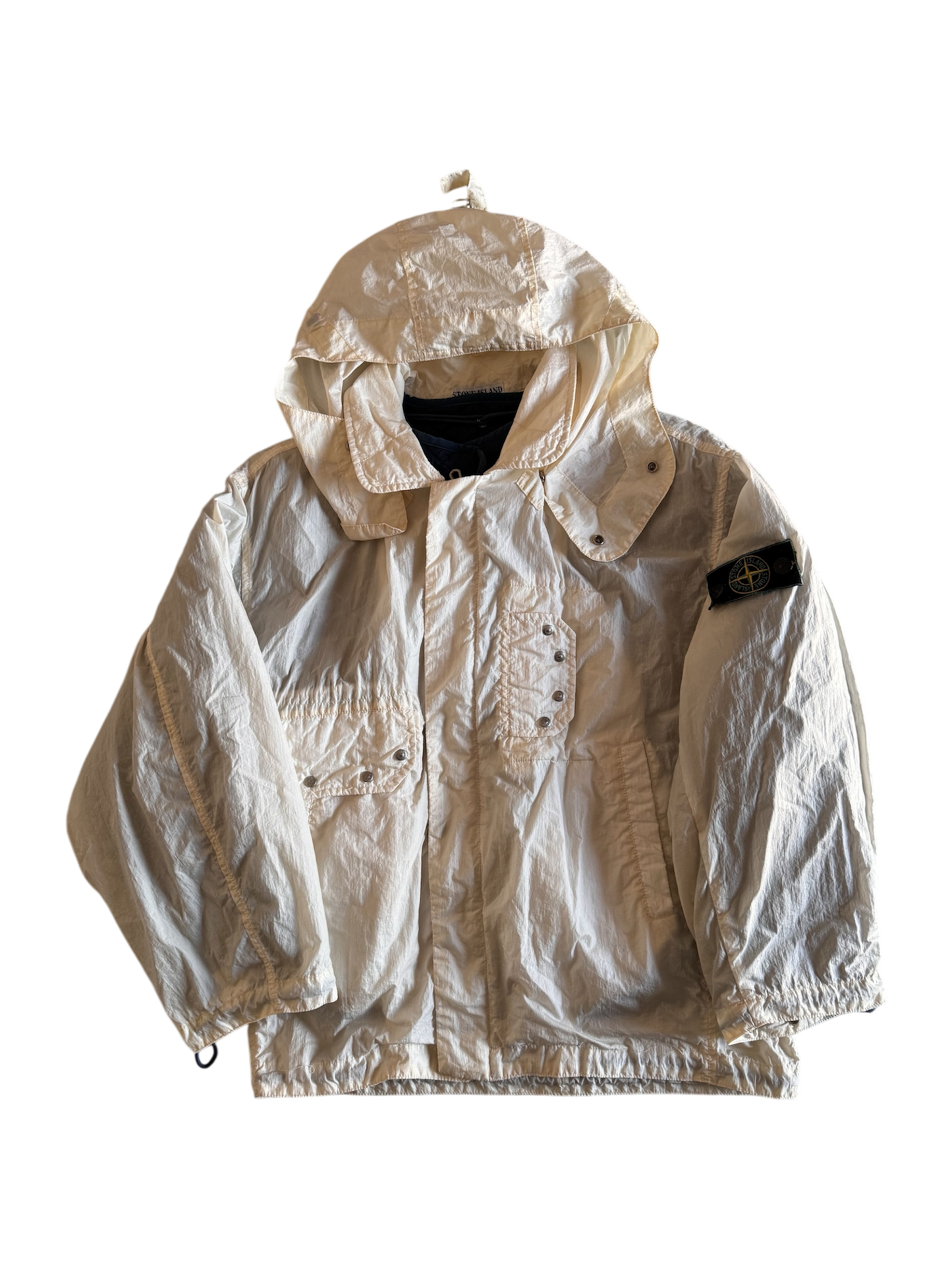 Stone Island 1986 White Ice Jacket - Small