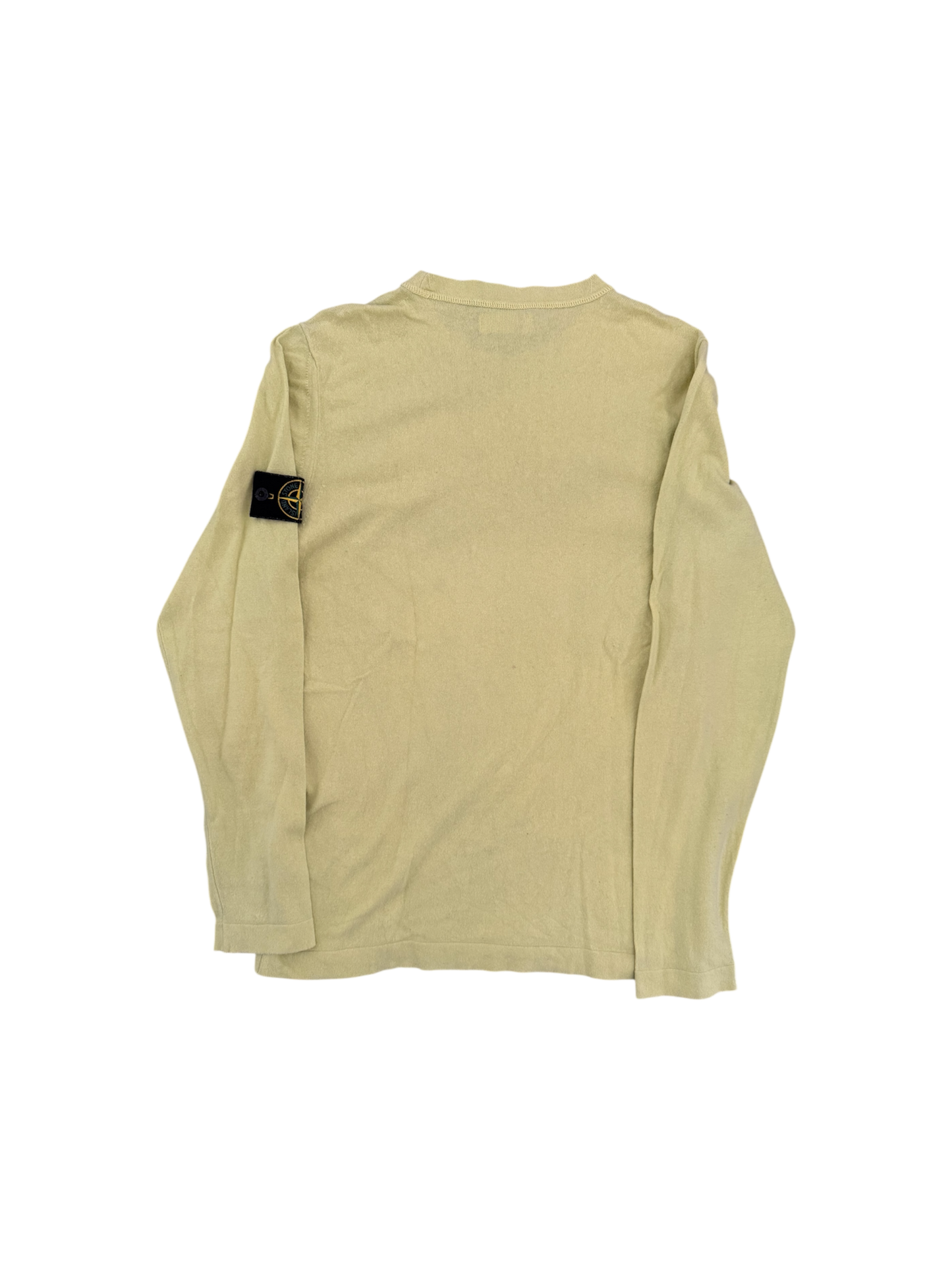 Maglioncino Cotone Stone Island Lime - Large