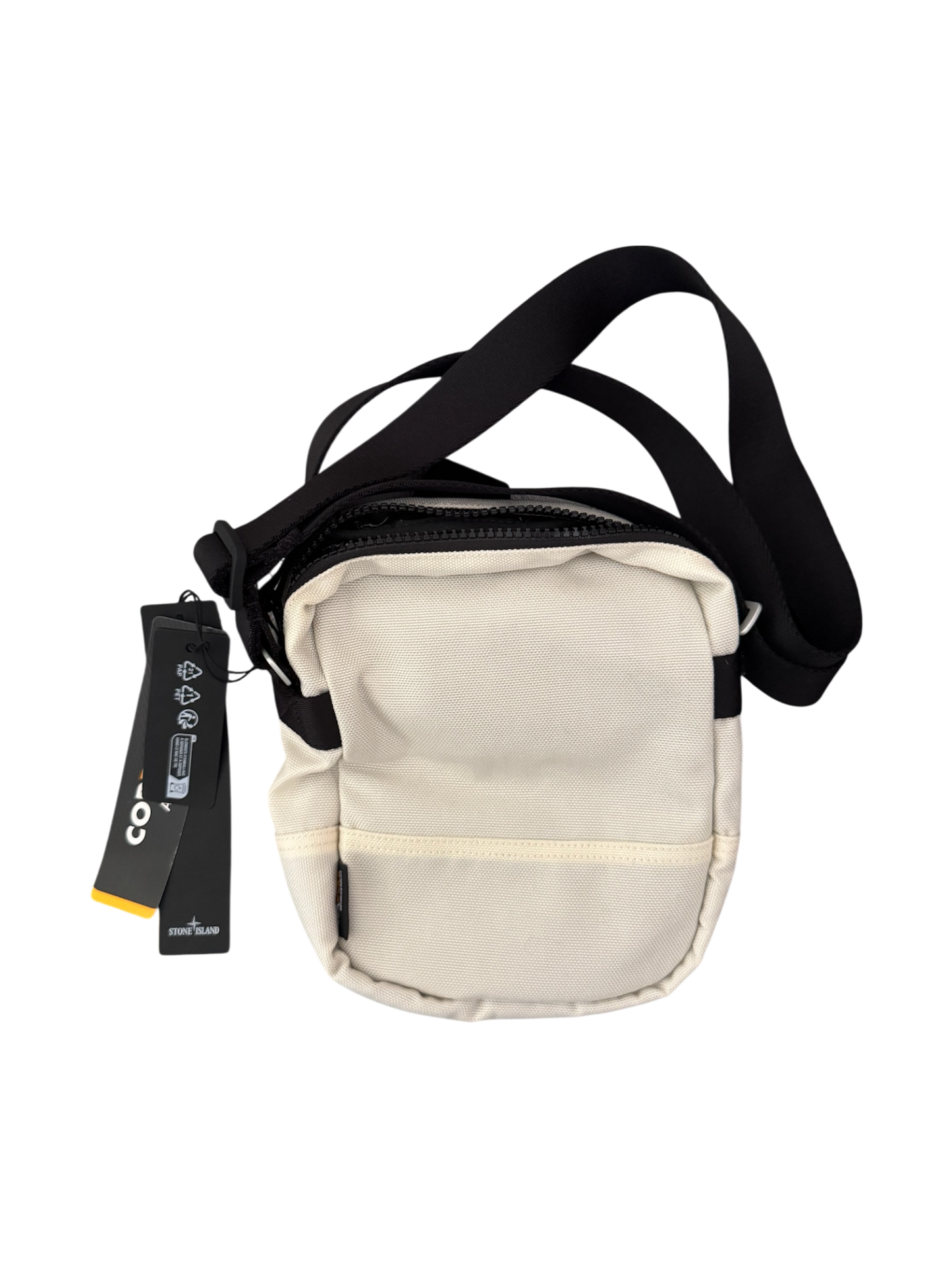 Stone Island White Cordura Shoulder Bag - Unisize