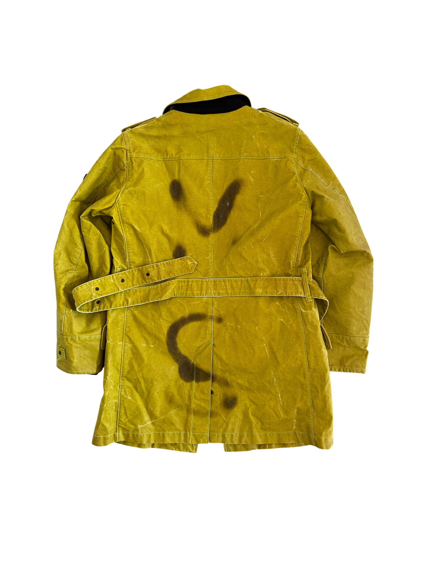 Stone Island 'Waxed Ice Heat Reactive' Trench - Medium