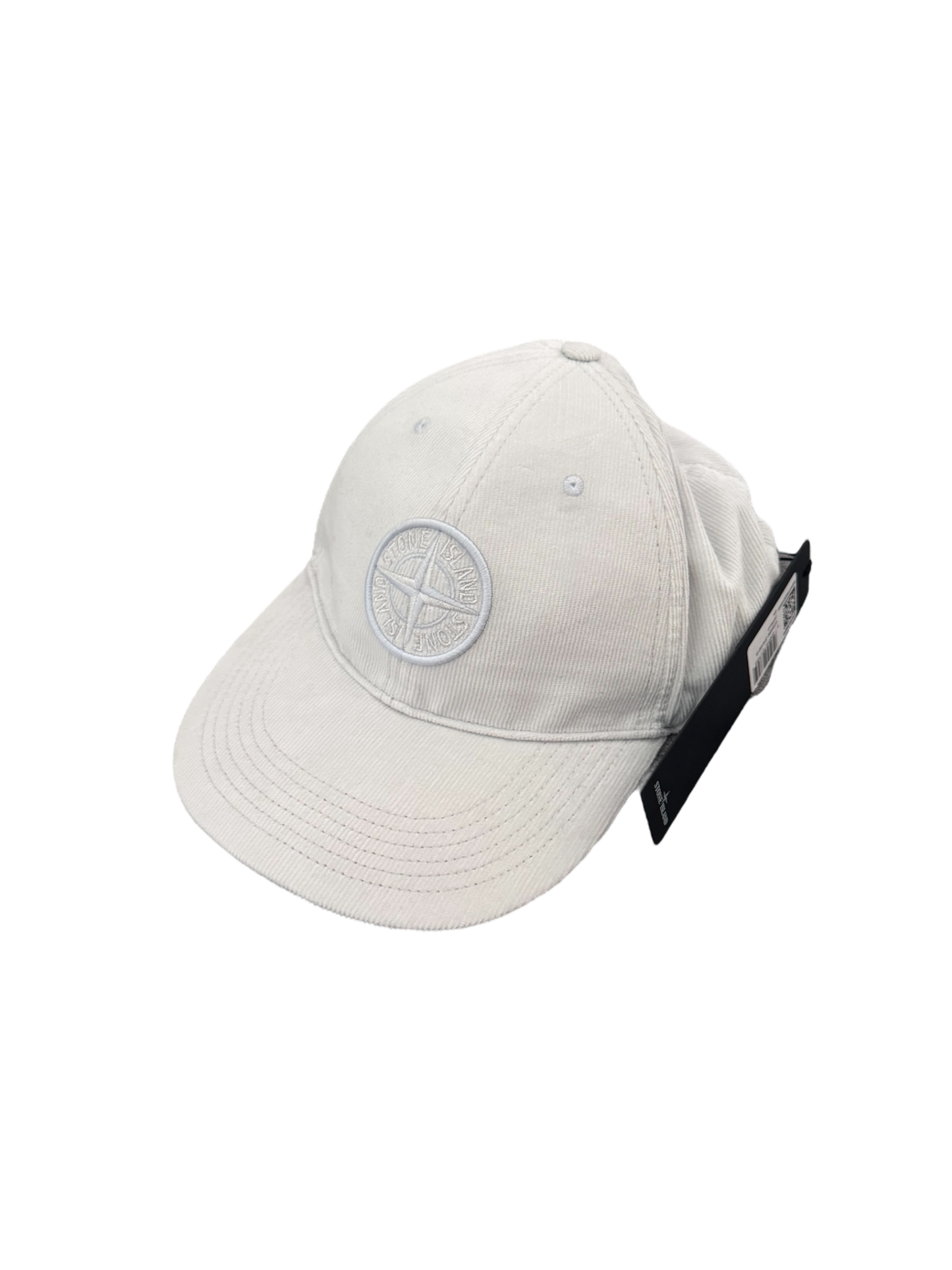Stone Island Cappellino Bianco Corduroy - Unisize