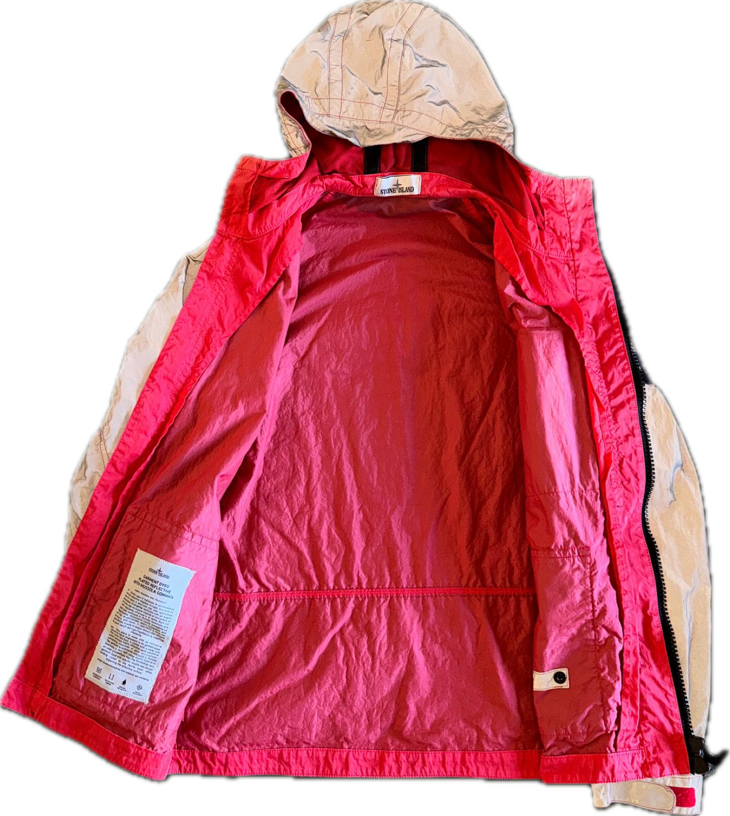 Giacca Stone Island 'Plated Reflective With Mussola Gommata' - Medium