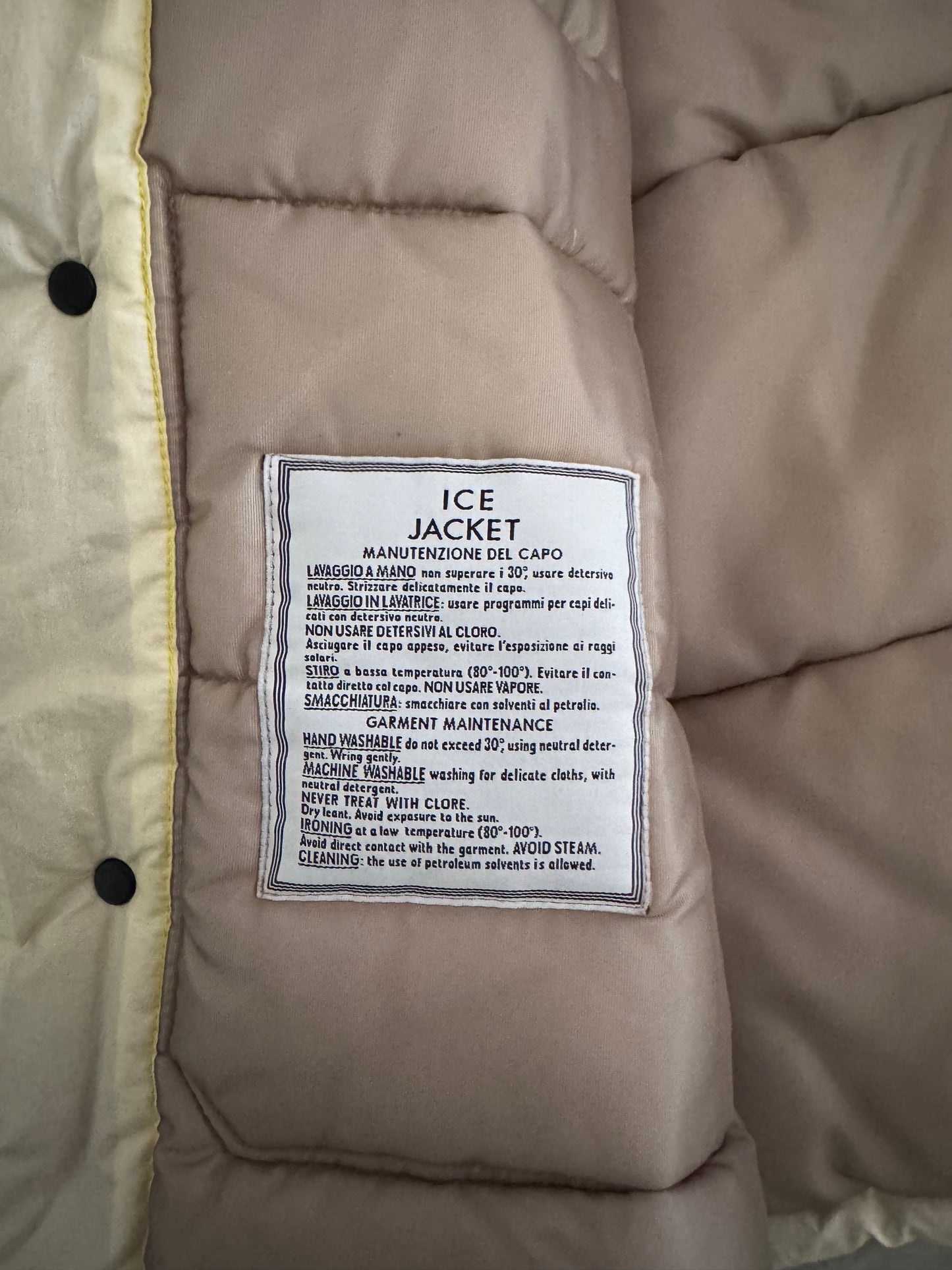 C.P. Company White/Green 'Ice Jacket' - Small