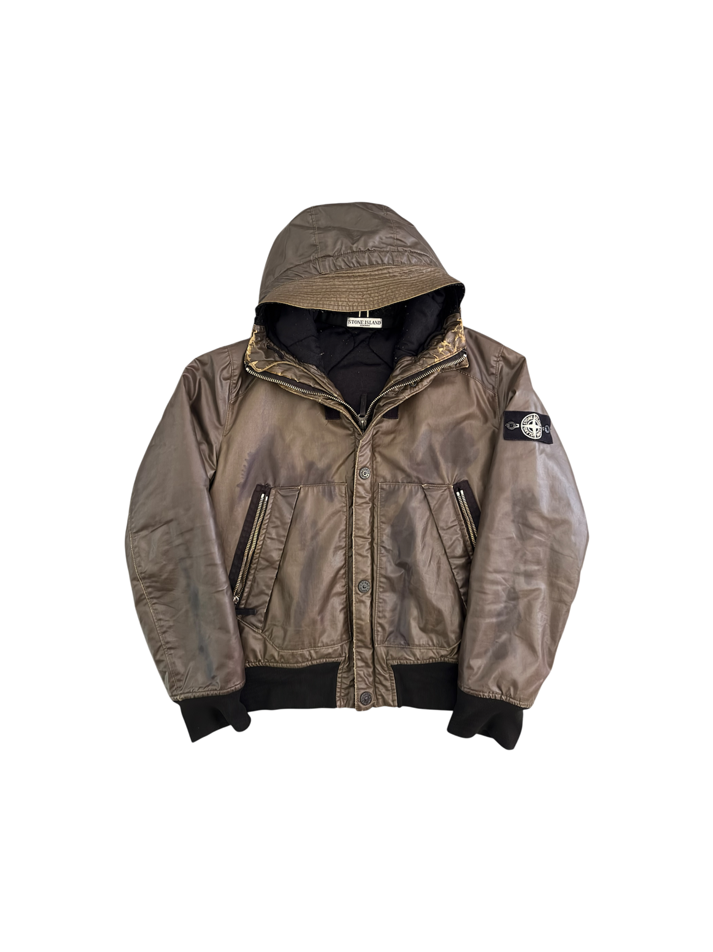 Stone Island 'Waxed Ice 2' Jacket - Large