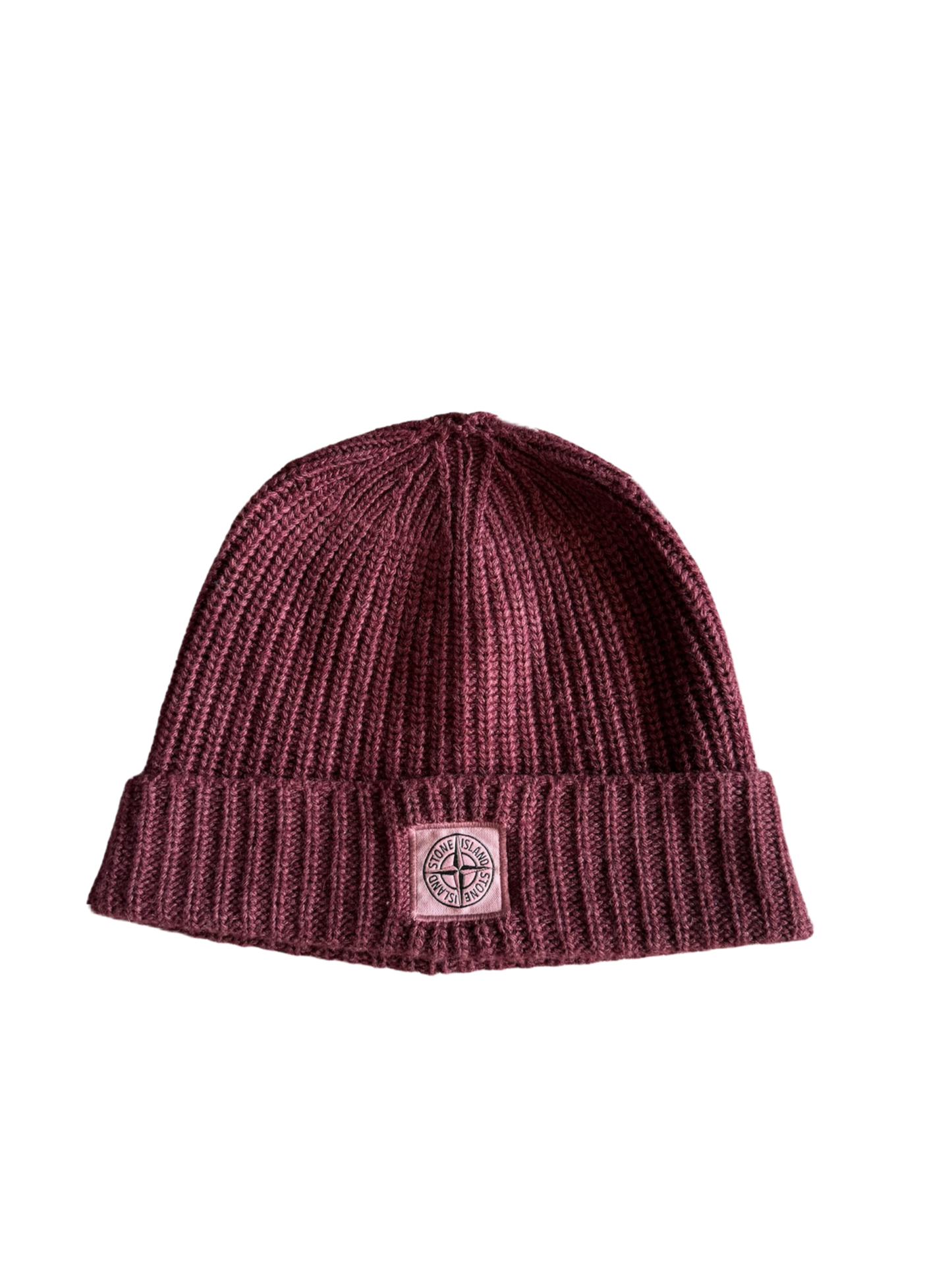 Berretto rosso Stone Island