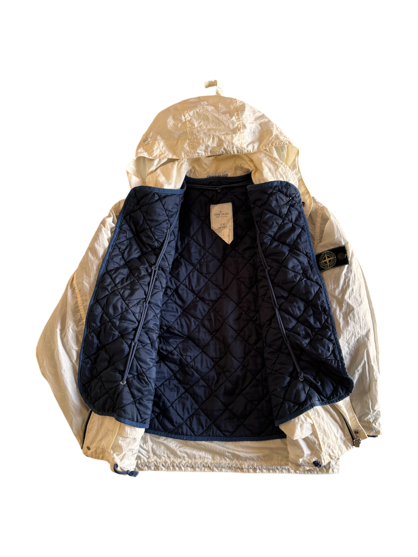 Stone Island 1986 White Ice Jacket - Small