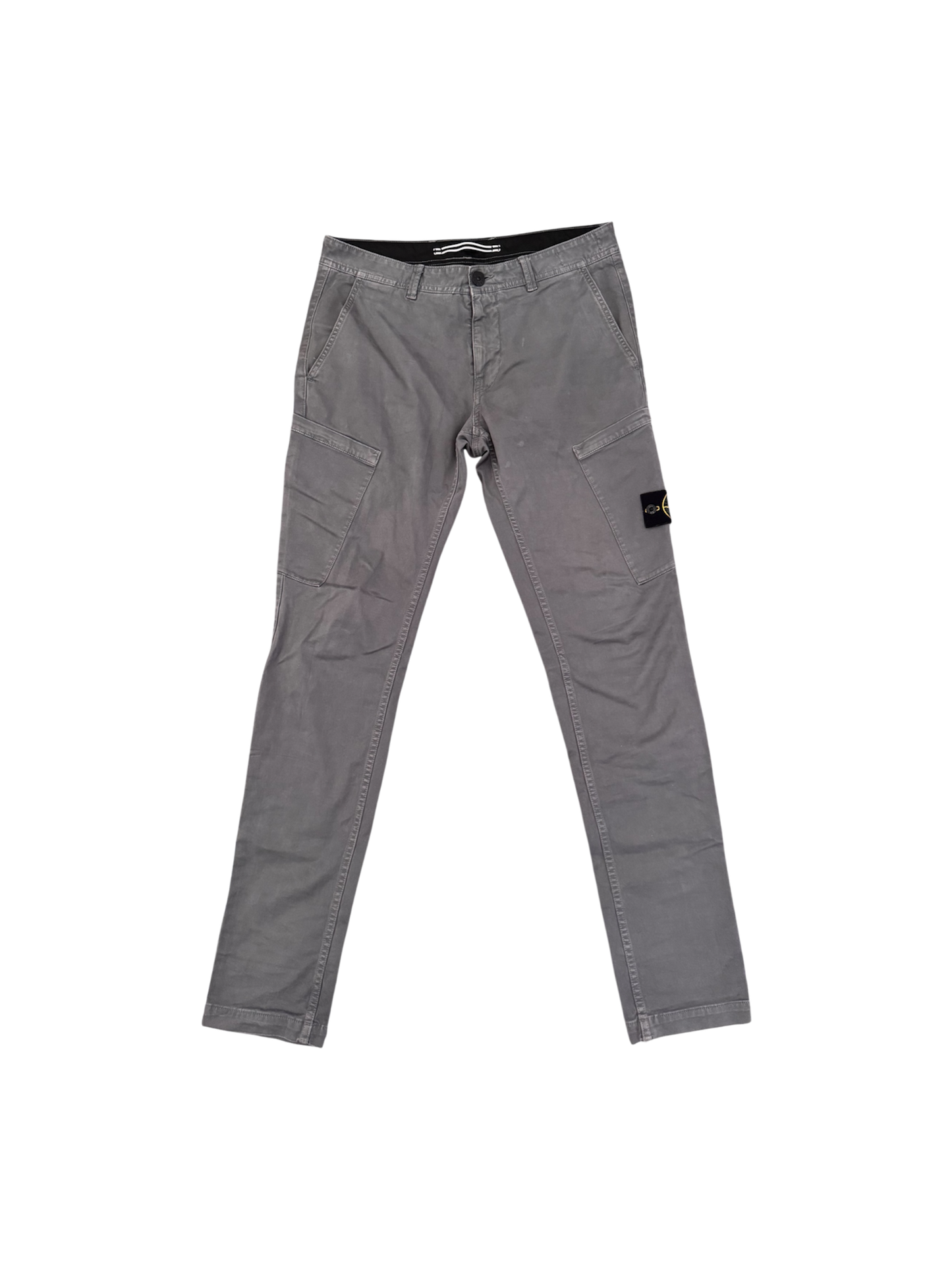 Stone Island Grey SK Cargo Trousers - W32