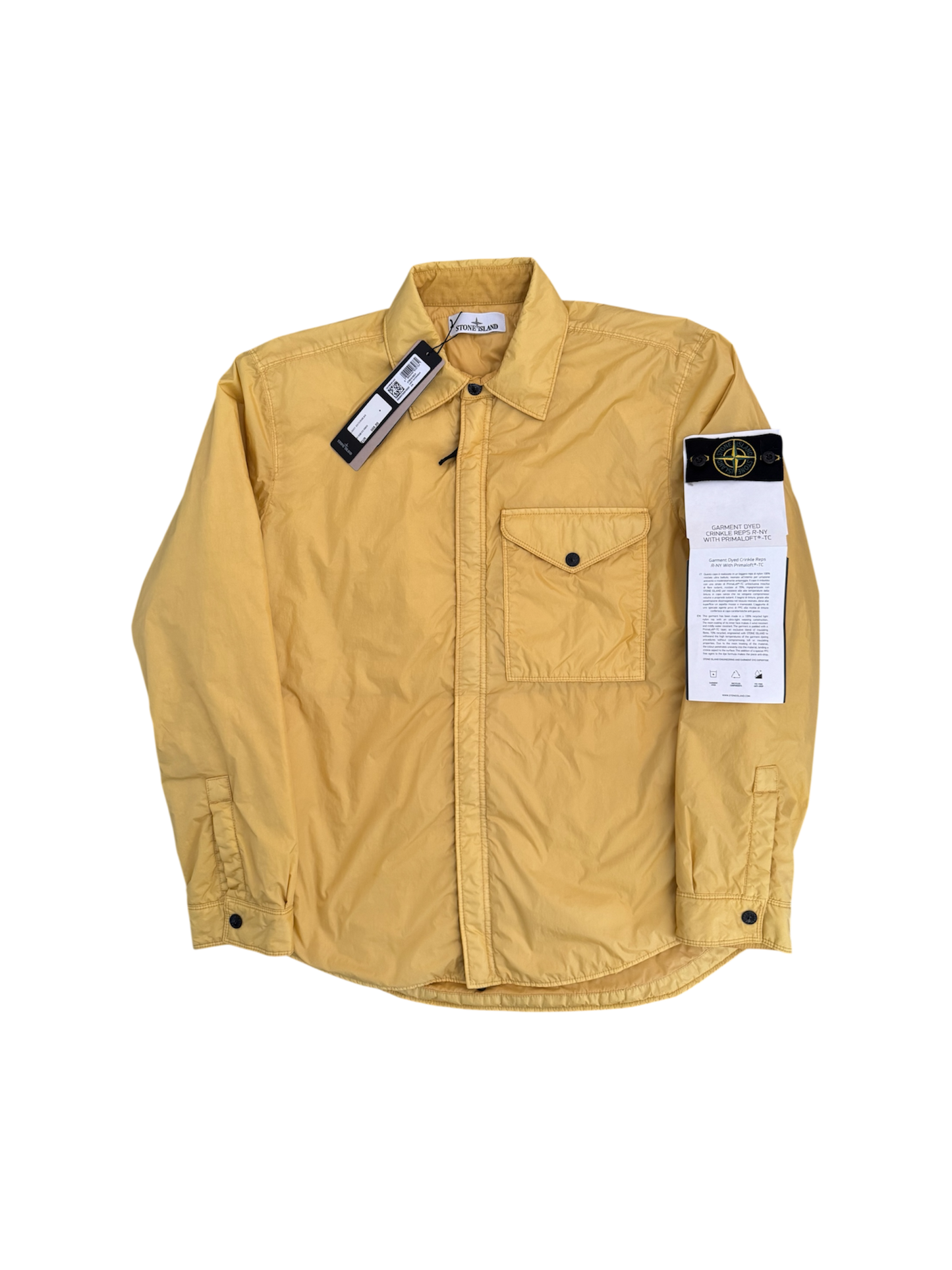Stone Island 'Crinkle Reps Primaloft Insulation' Jacket - Medium