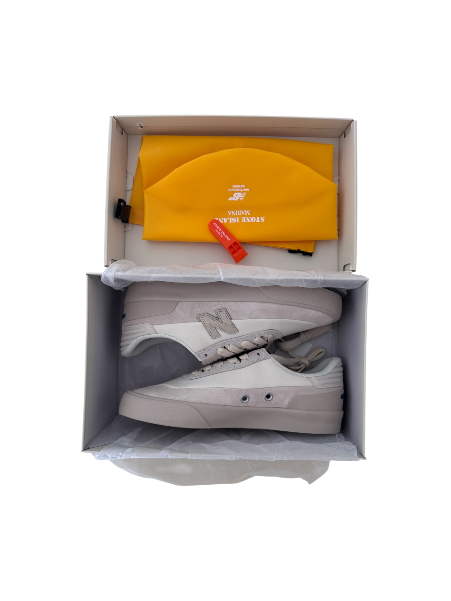 Stone Island x New Balance White Marina Sneakers - 44 EU