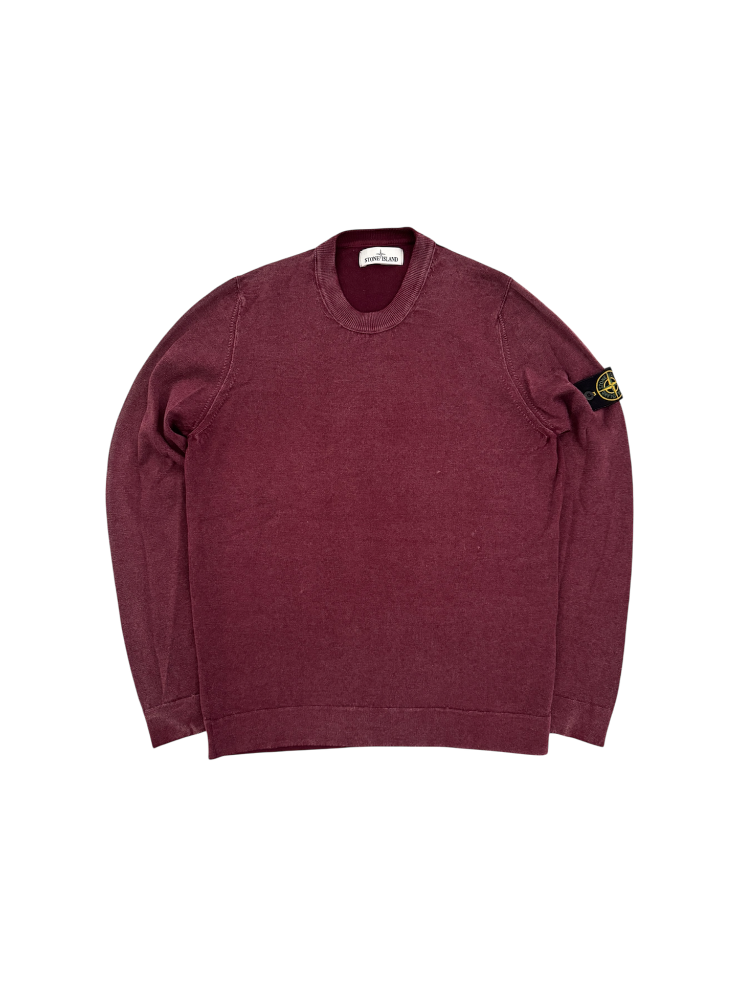 Maglioncino Lana Stone Island Borgogna - Large