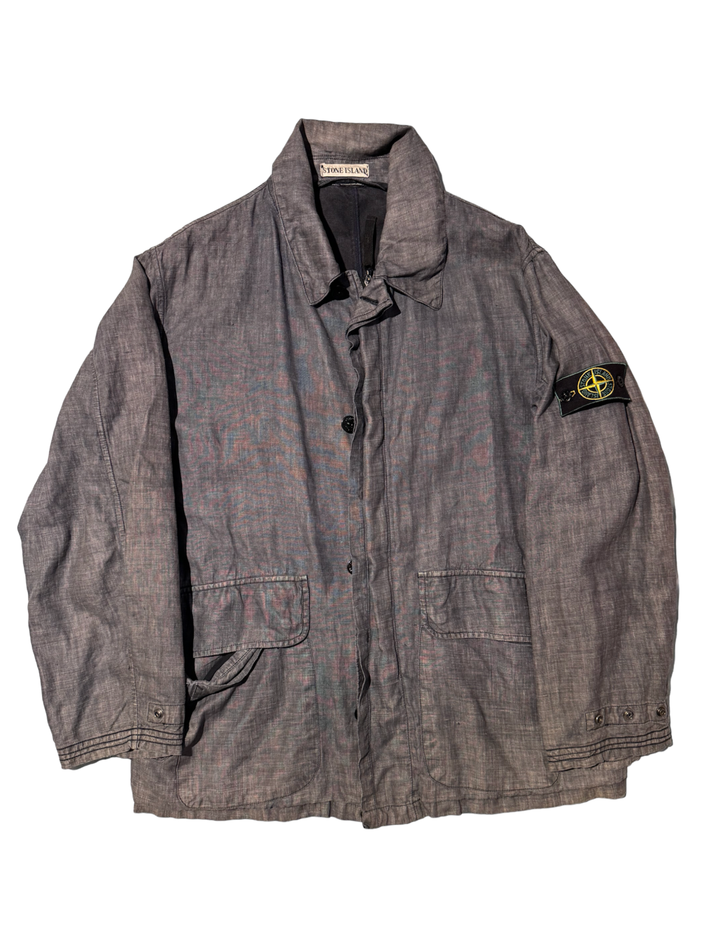 Stone Island Vintage AW98 Lino Flax Overshirt - Medium