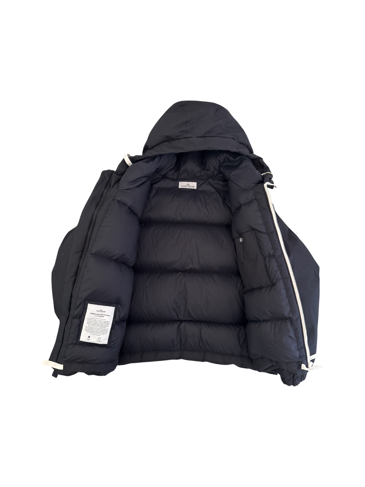 Piumino Stone Island Marina 'Rubber Wax Poplin' - XL