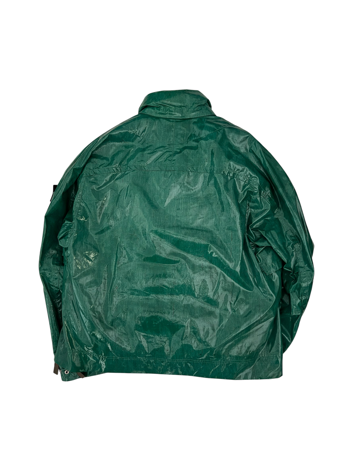 Stone Island Shadow Project Green 'Glass Poplin' Liner Jacket - Large