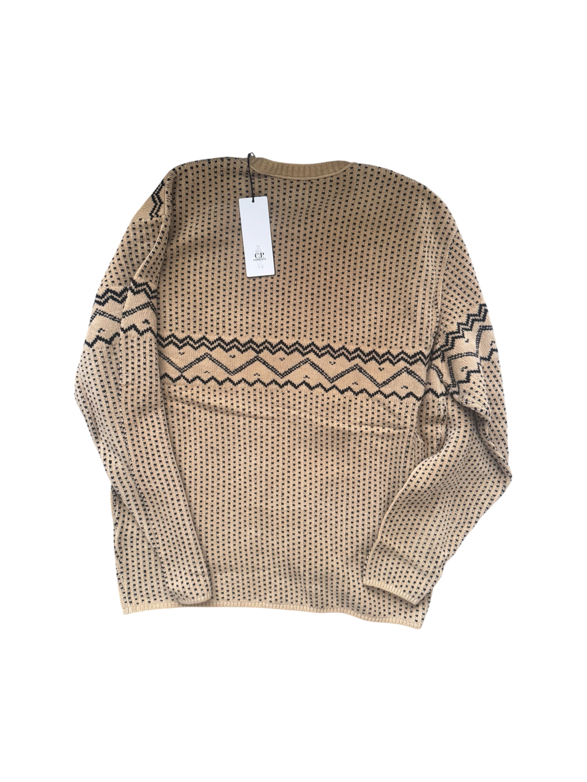 C.P. Company Beige Chenille Crewneck
