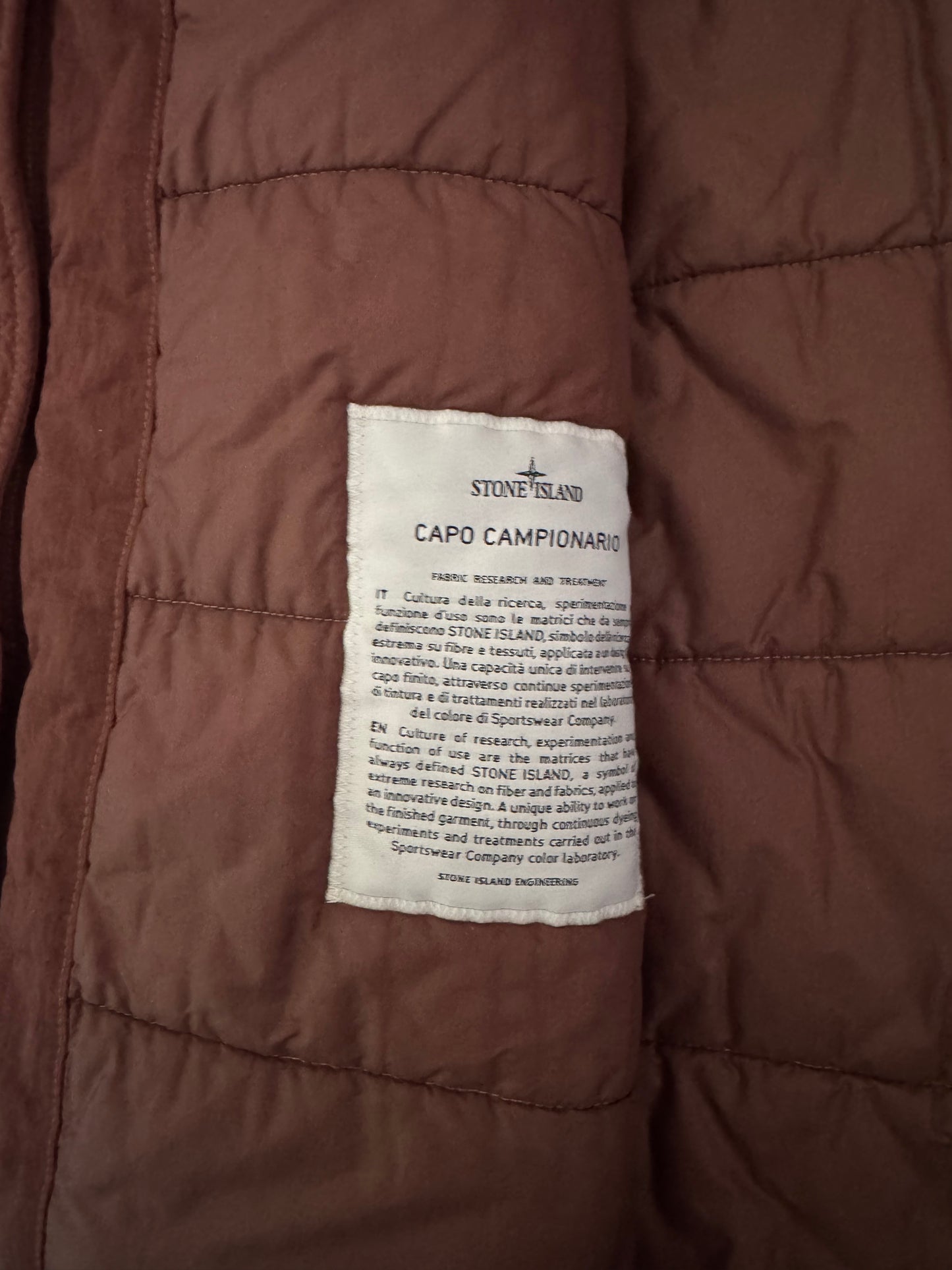 Parka Stone Island 2023 'Hyper Dense Nylon Twill Primaloft' - Large