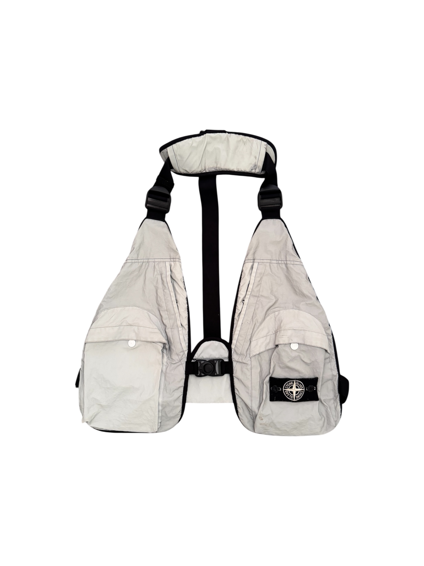Stone Island 'Plated Reflective' Utility Vest - Unisize