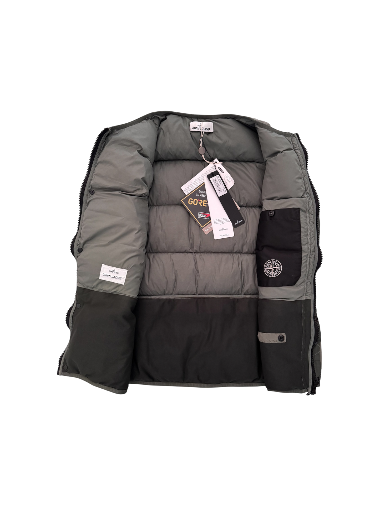 Smanicato Stone Island Grigio - Large