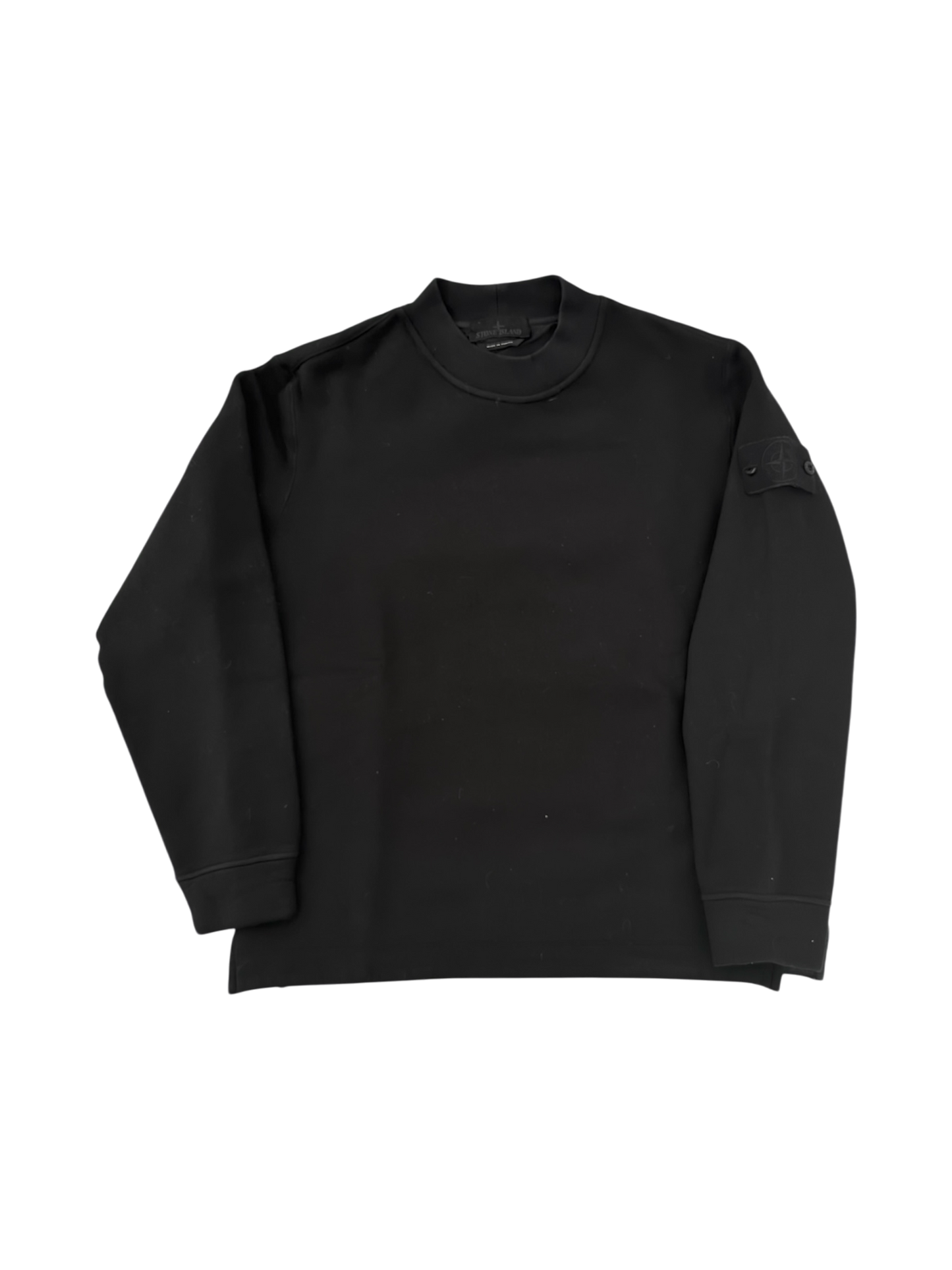 Maglione Stone Island Ghost Nero Lana/Cotone - Large