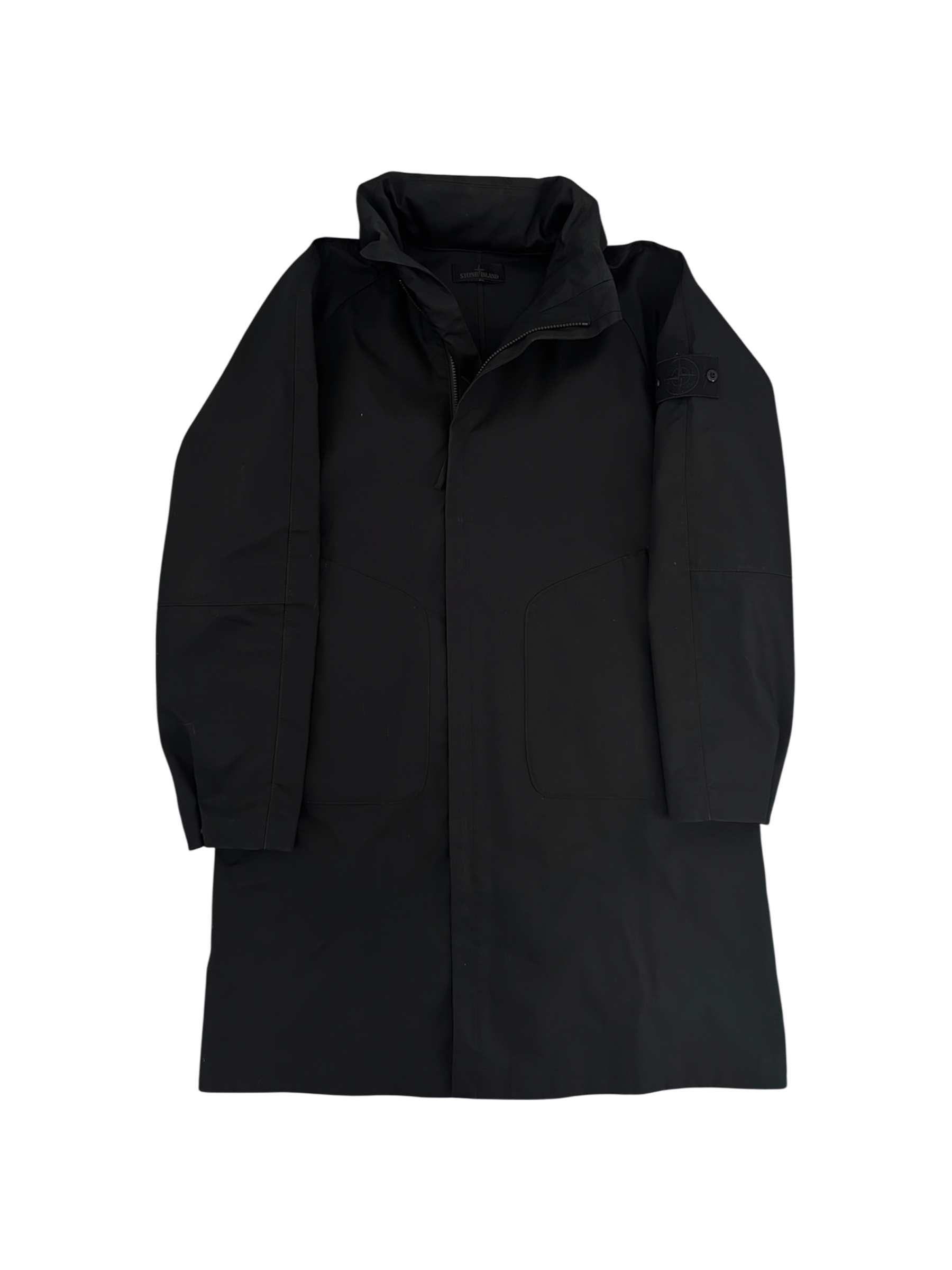 Stone Island 'Mac Supima 2L Ghost Piece' Long Jacket - Large – MsBadge