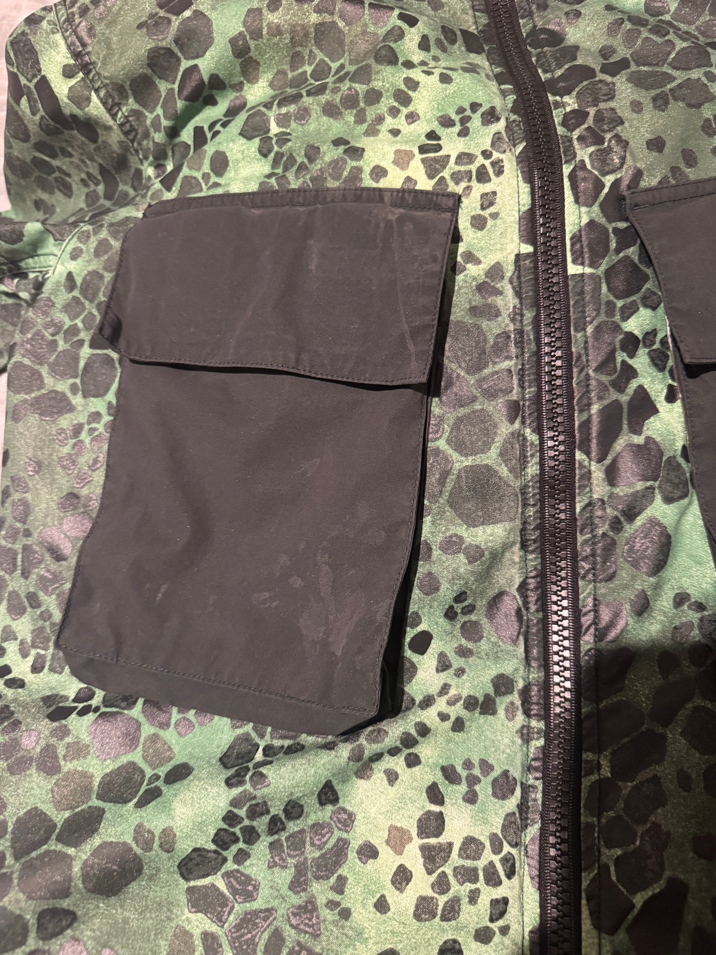 Stone Island 'Alligator Camo' Parka - Medium