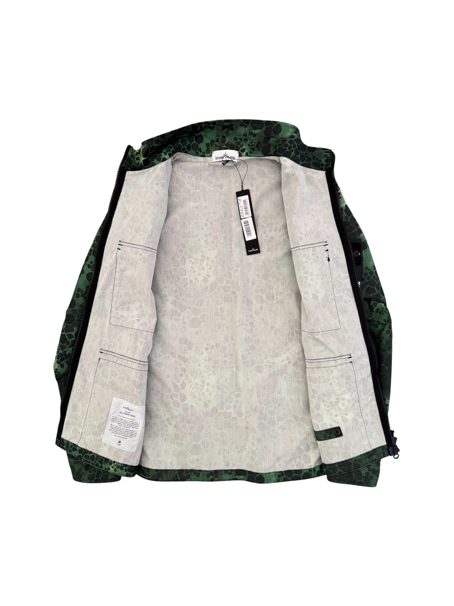 Stone Island '50 Fili Alligator Camo' Jacket - XXL
