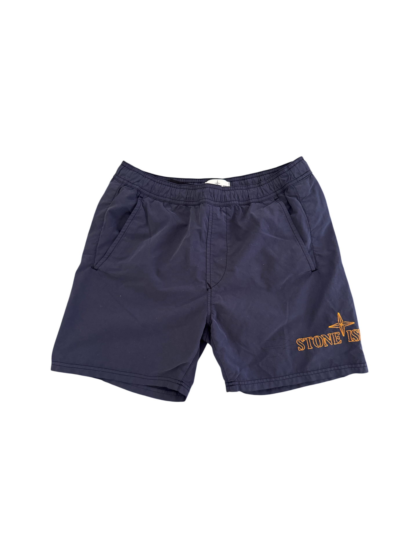 Stone Island Junior Navy Swim Shorts - 14 years
