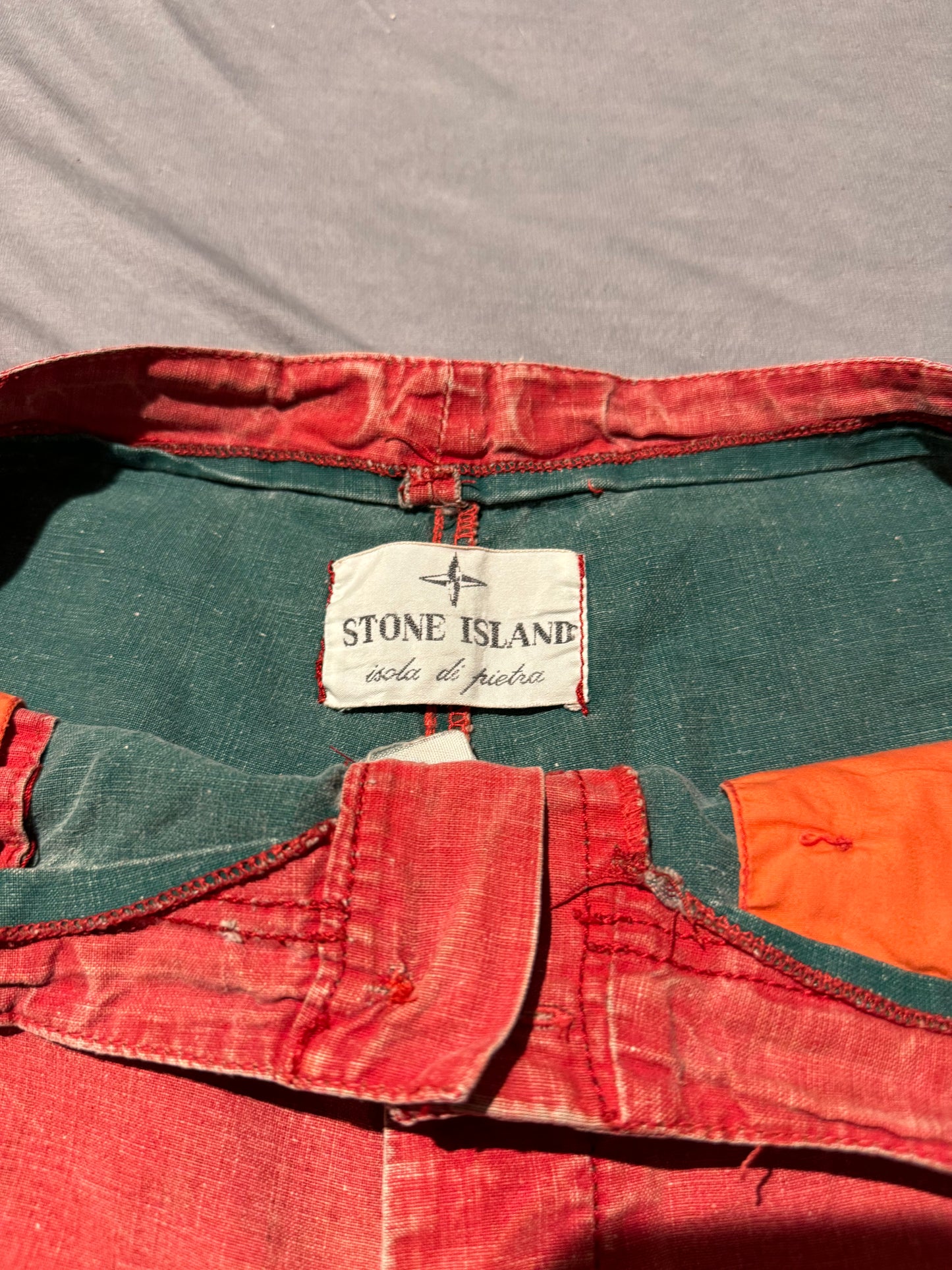 Bermuda Stone Island Tela Stella Anni 80' - Large