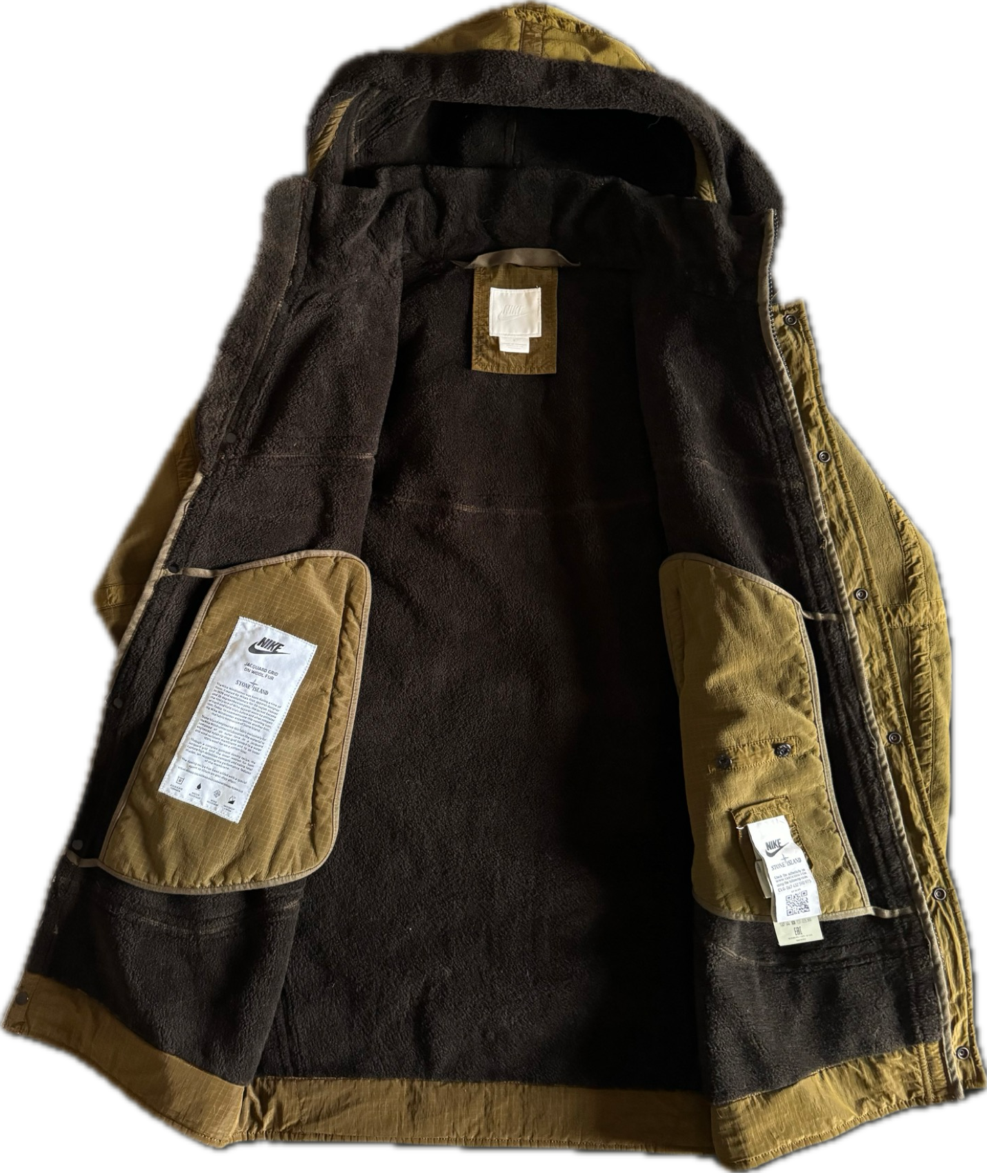 Giacca Stone Island x Nike 'Jacquard Grid On Wool Fur' - Small