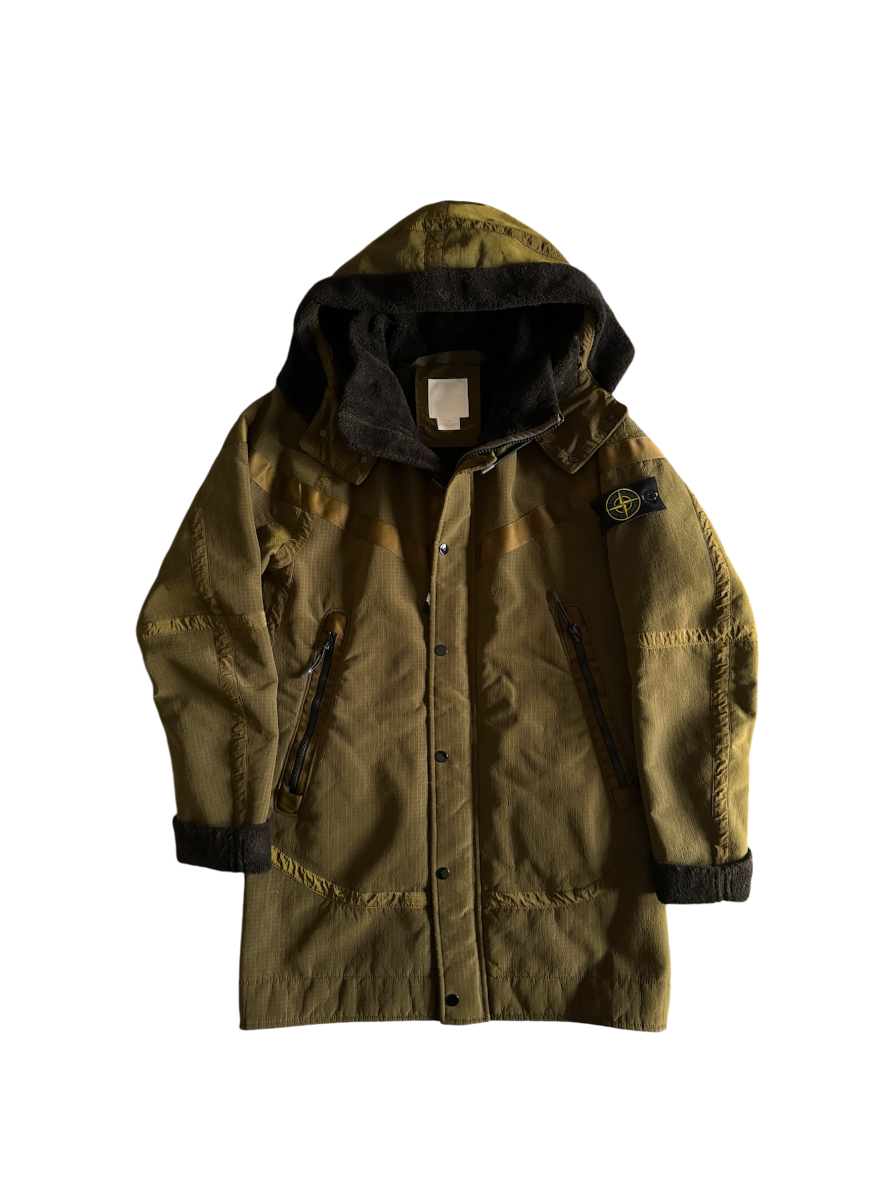 Stone Island x Nike 'Jacquard Grid On Wool Fur' Jacket Small