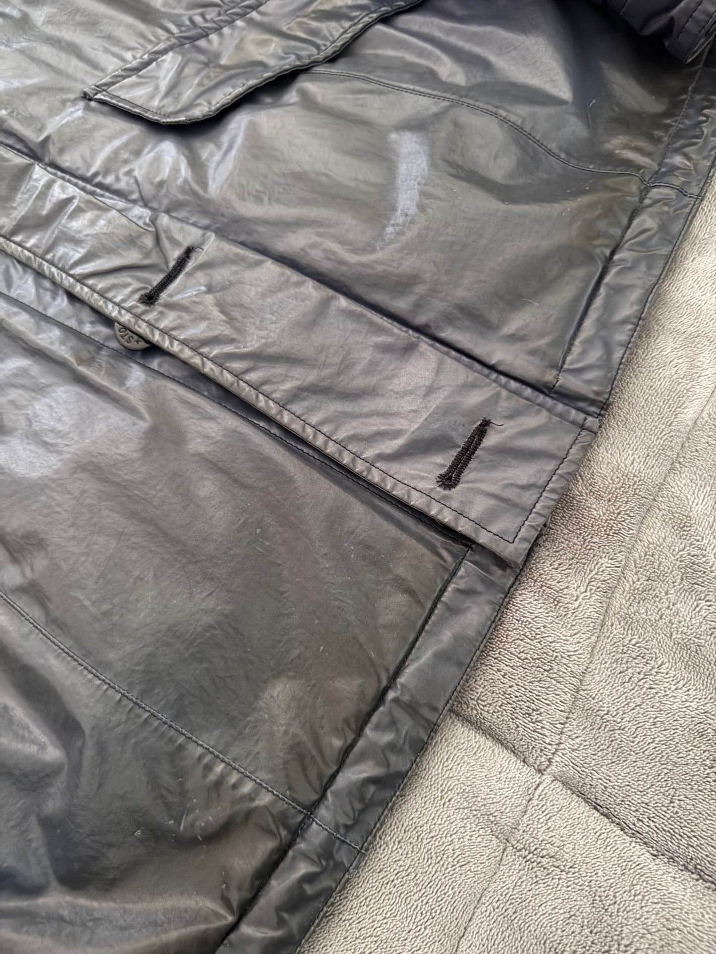 Stone Island Ice Jacket Nero/Blu - XL