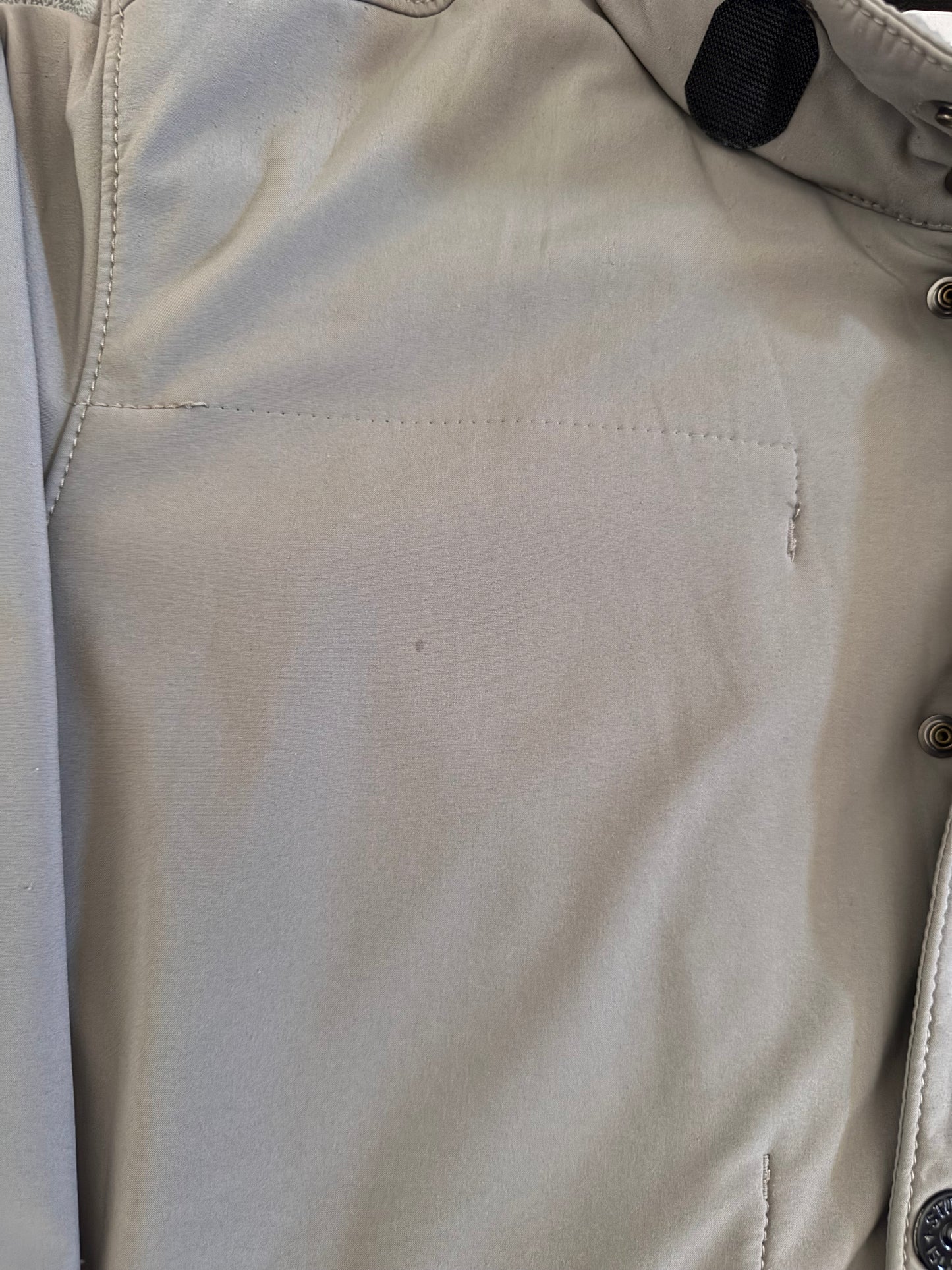 Stone Island 2012 Grey Fleece Lined 'Soft Shell' Jacket - XL
