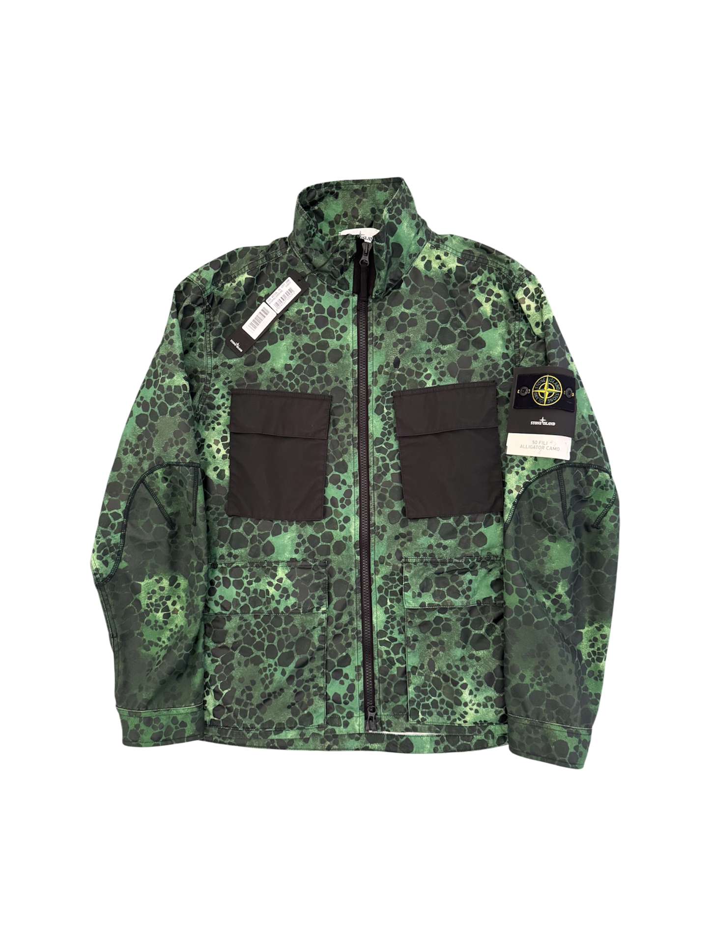 Stone Island '50 Fili Alligator Camo' Jacket - XXL