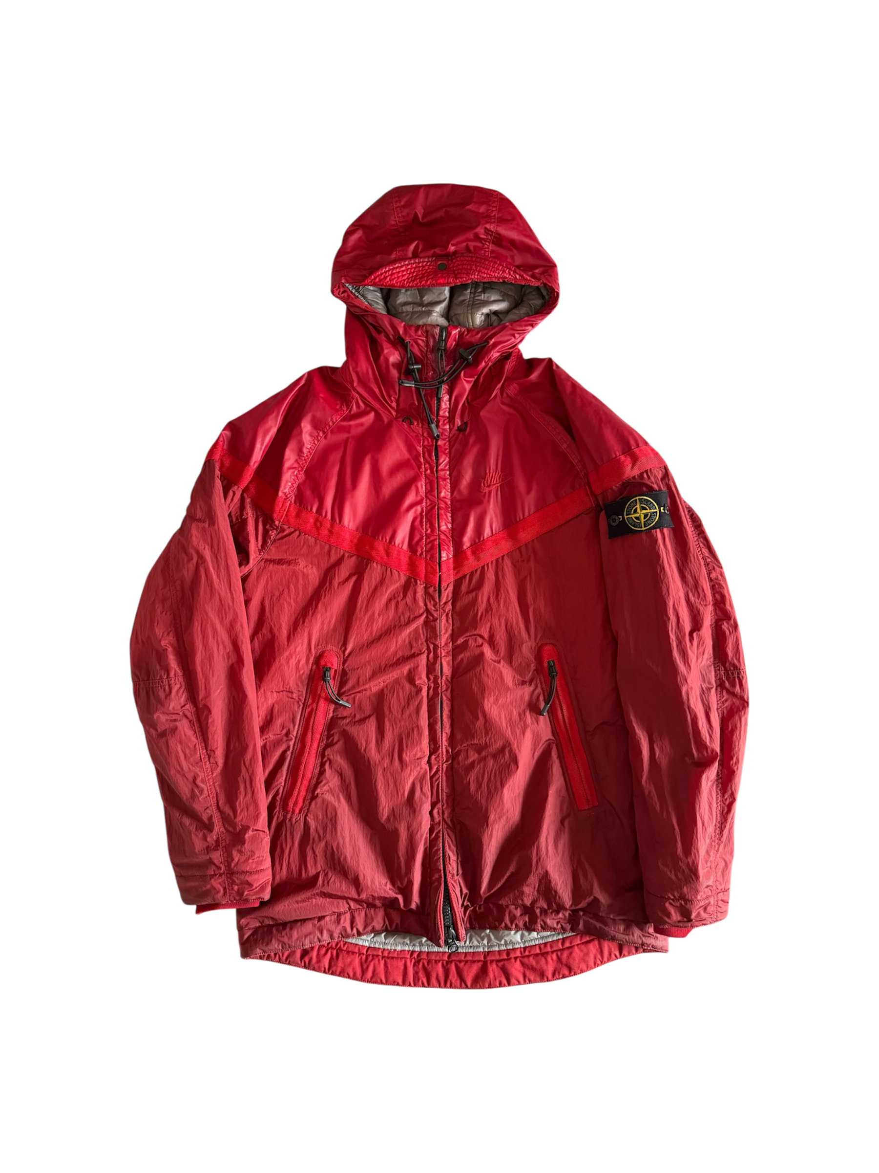 Giacca Stone Island x Nike Mussola Gommata Nylon Metal Medium MsBadge