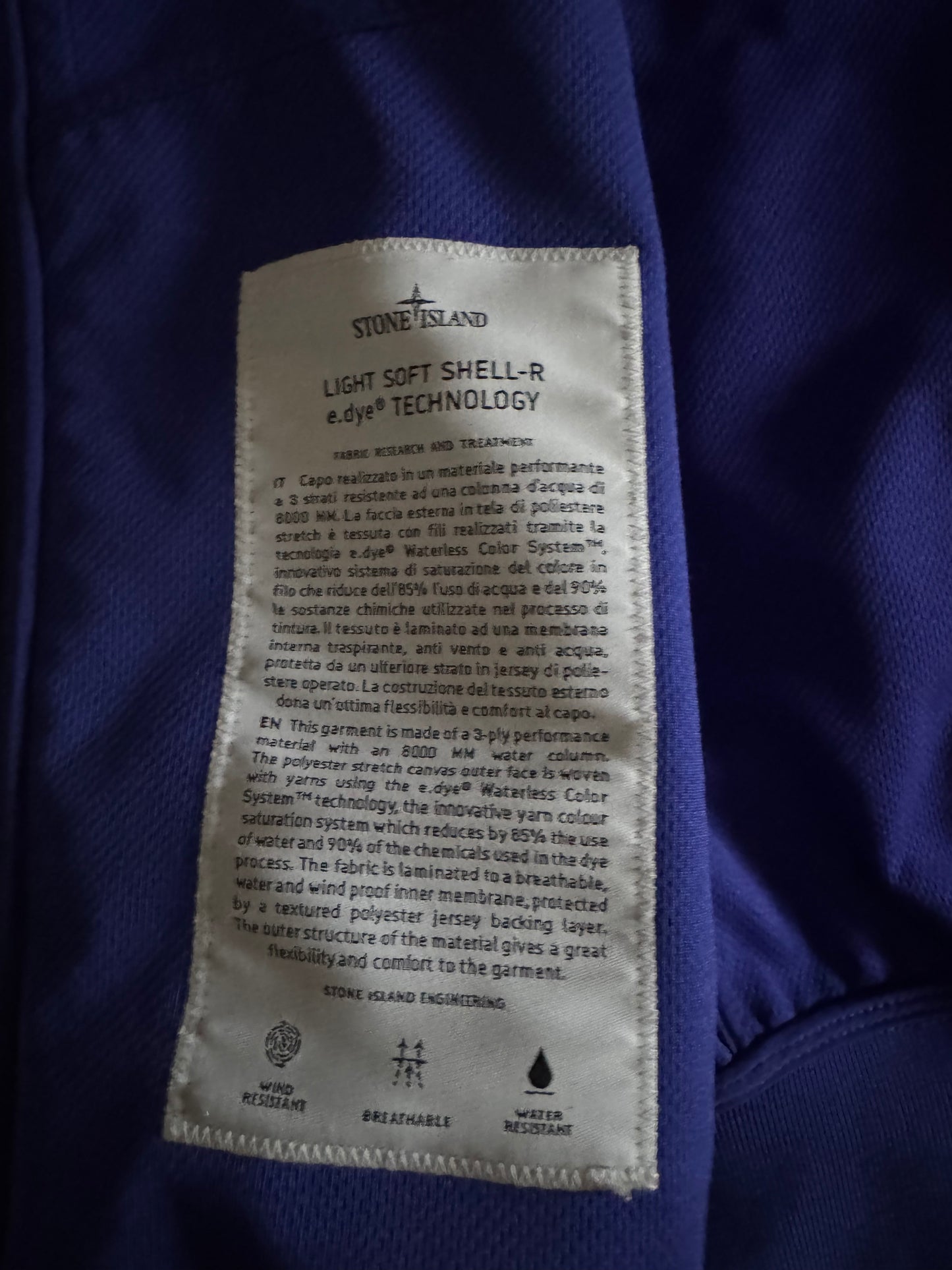 Giacca Stone Island 'Soft Shell - R e.dye' - Medium